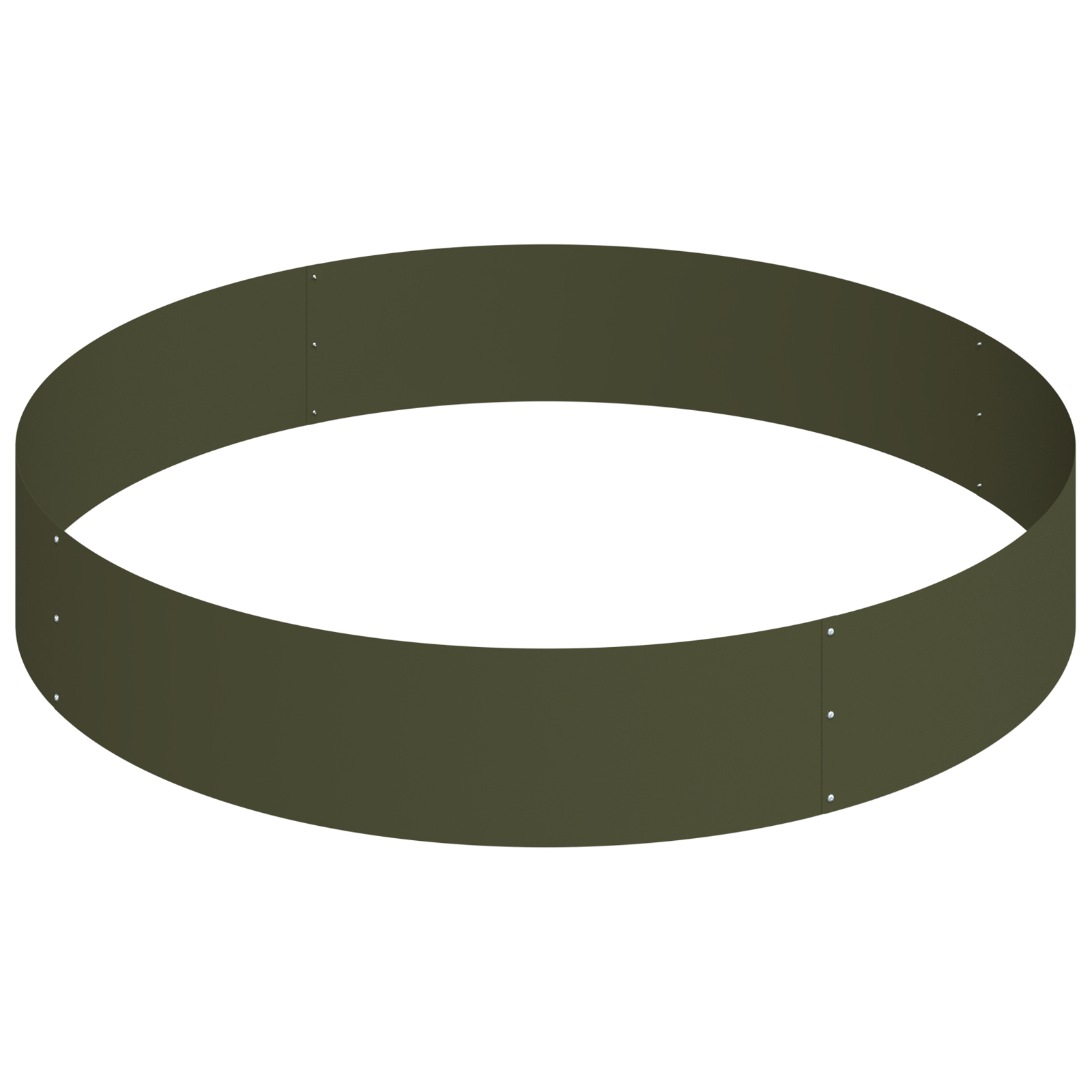 Ghiveci din metal Oțel/Verde măsliniu Ø 120 cm GartenMobel Dekor