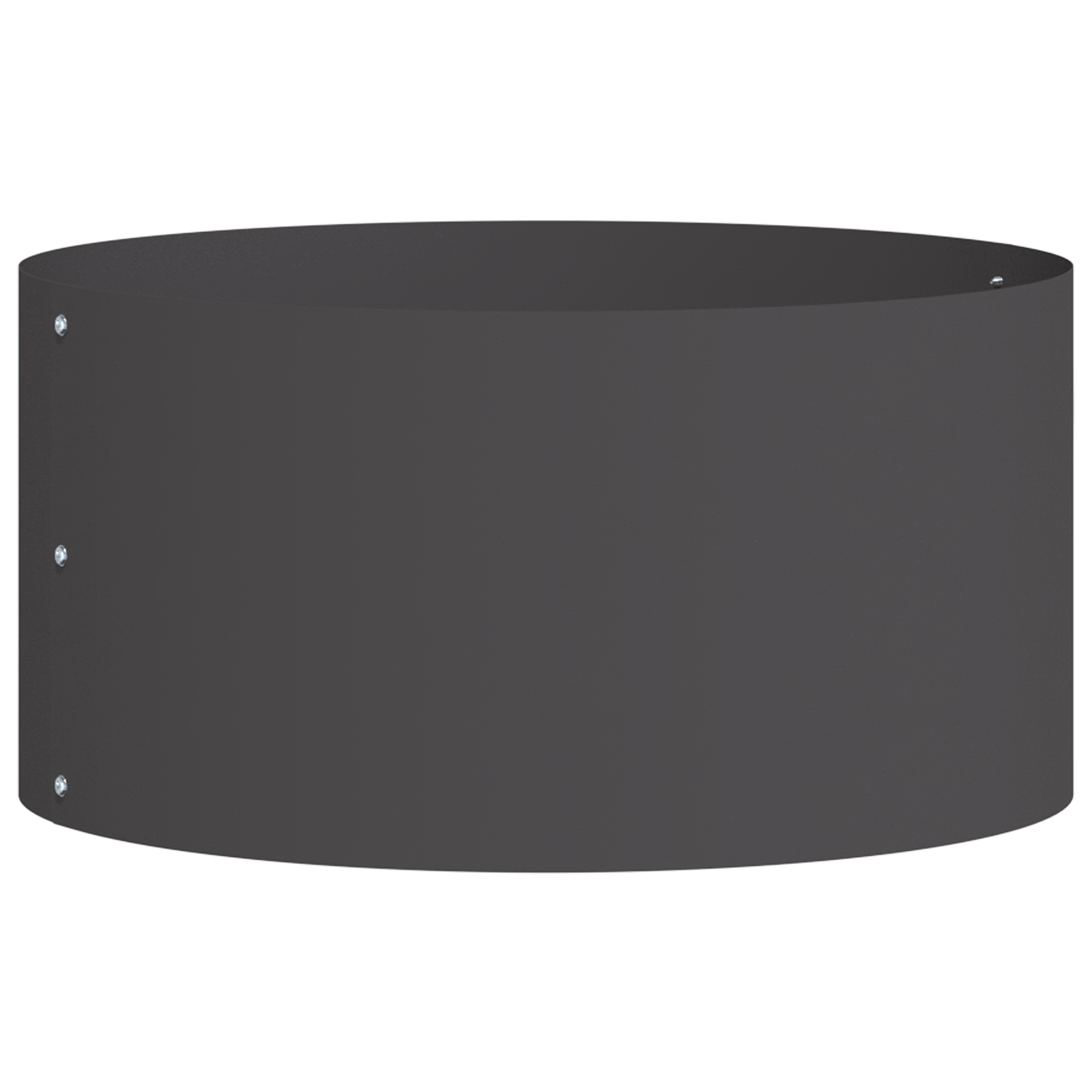 Ghiveci mare din metal negru Negru Metal Mare Durabil GartenMobel Dekor