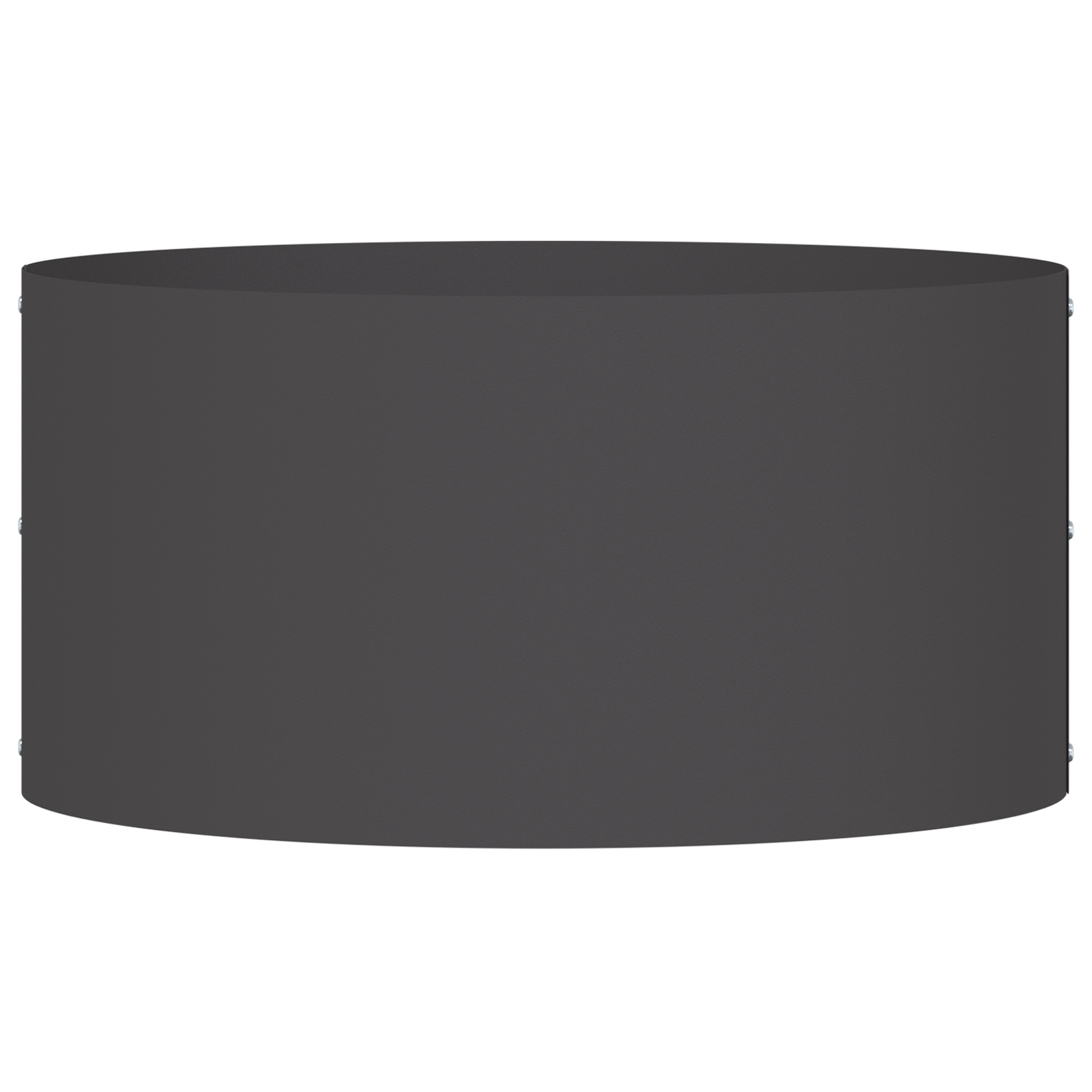 Ghiveci mare din metal negru Negru Metal Mare Durabil GartenMobel Dekor