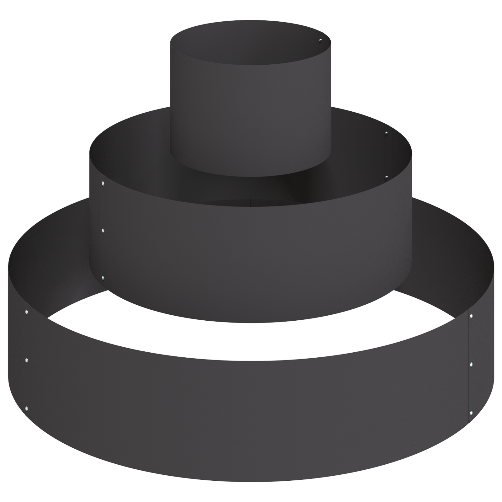 Ghiveci metalic Oțel/negru Oțel Mare Modular Ghiveci metalic GartenMobel Dekor