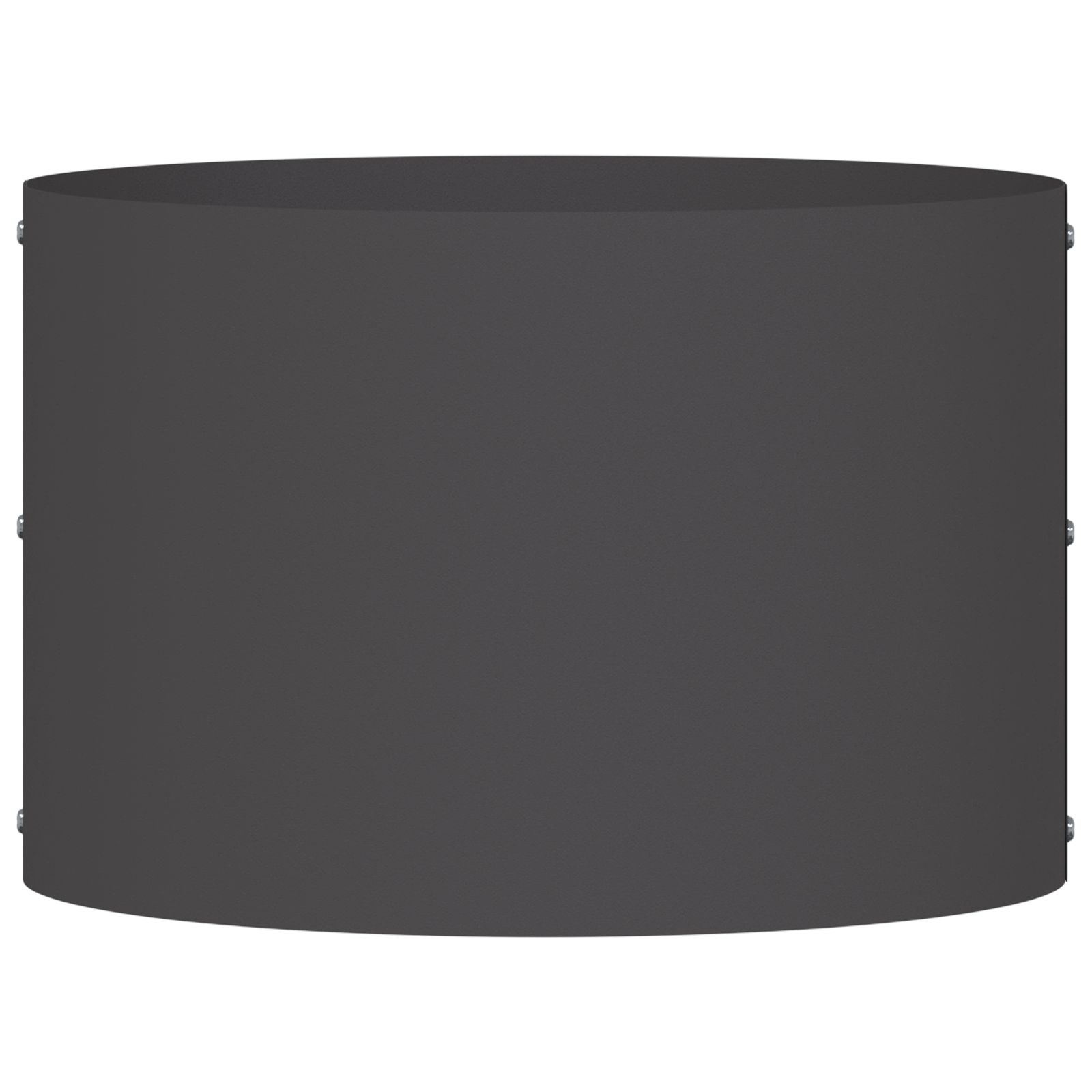 Ghiveci metalic negru Negru Metal 30 x 30 x 20 cm GartenMobel Dekor