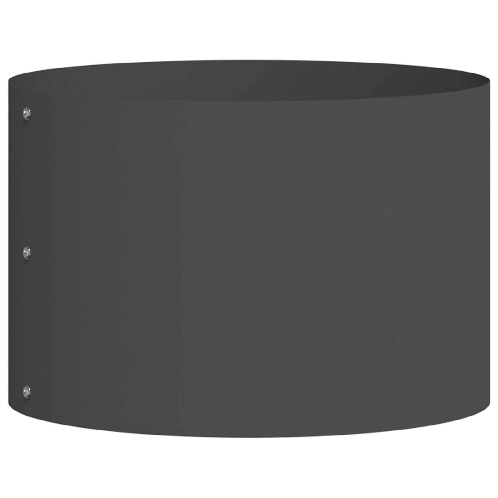 Ghiveci metalic negru Negru Metal 30 x 30 x 20 cm GartenMobel Dekor