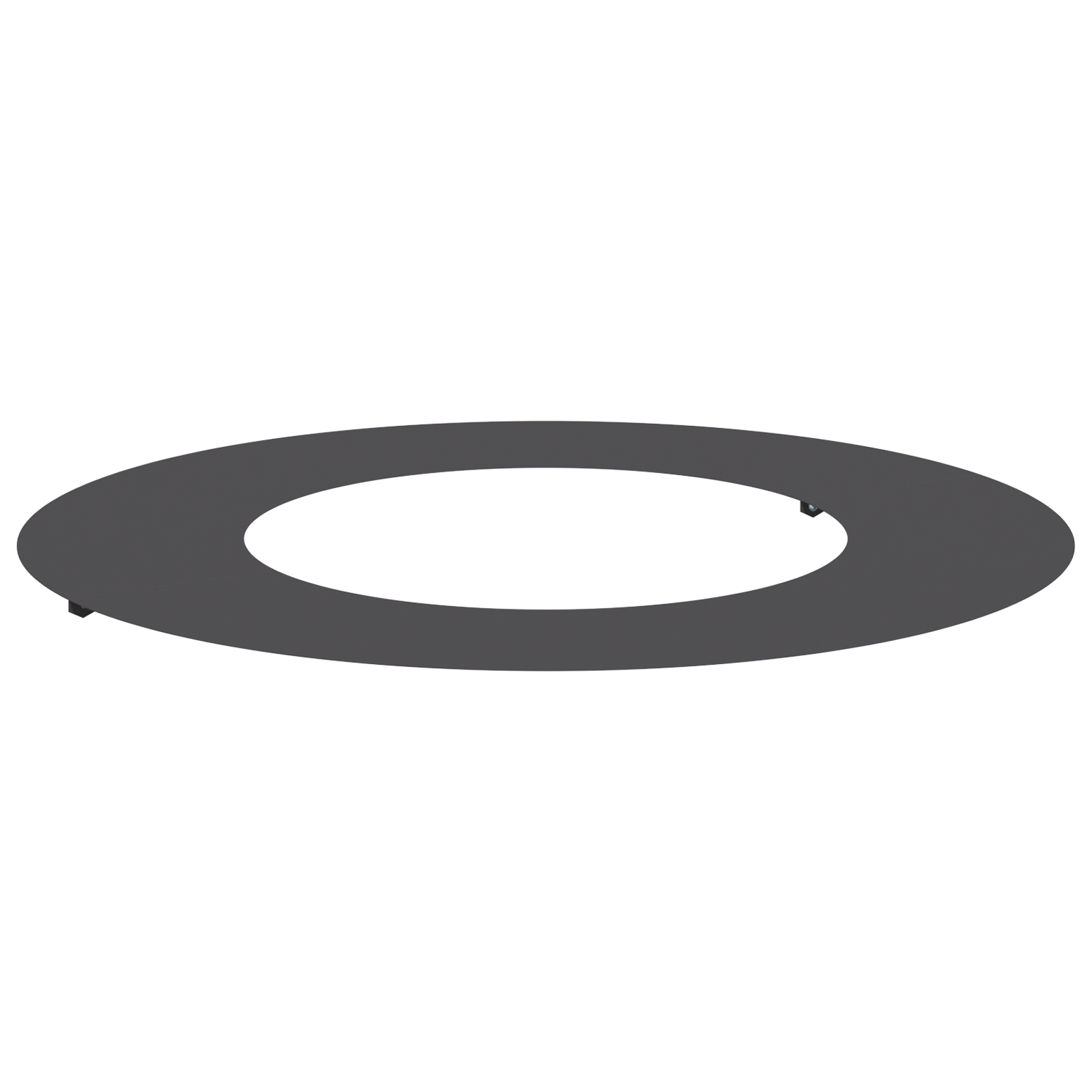 Ring din metal pentru ghiveci Negru Metal 70 cm diametru GartenMobel Dekor