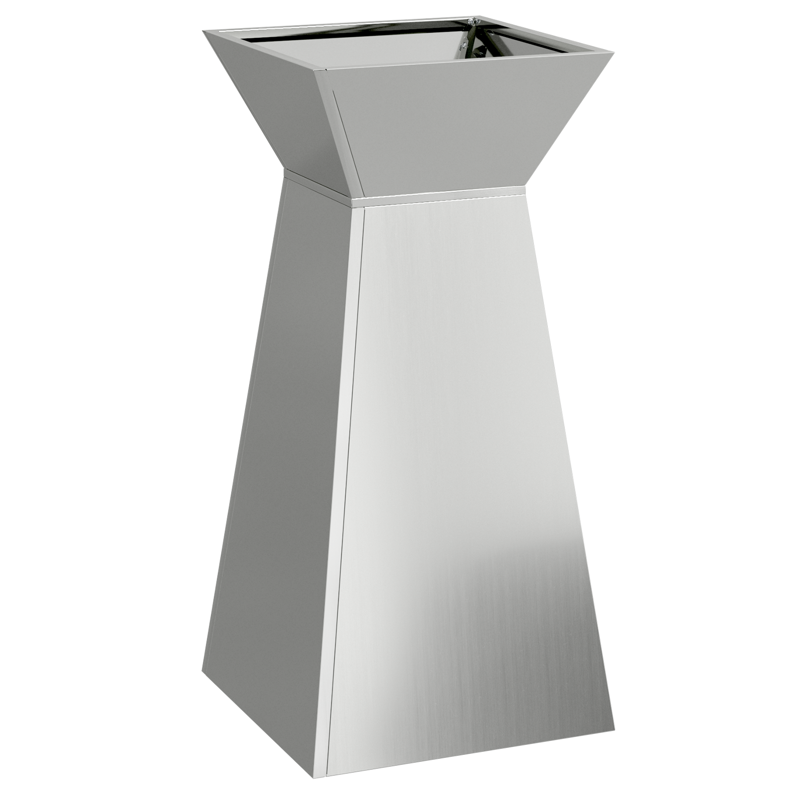 Ghivece din metal Oțel galvanizat 35 x 35 x 73 cm GartenMobel Dekor