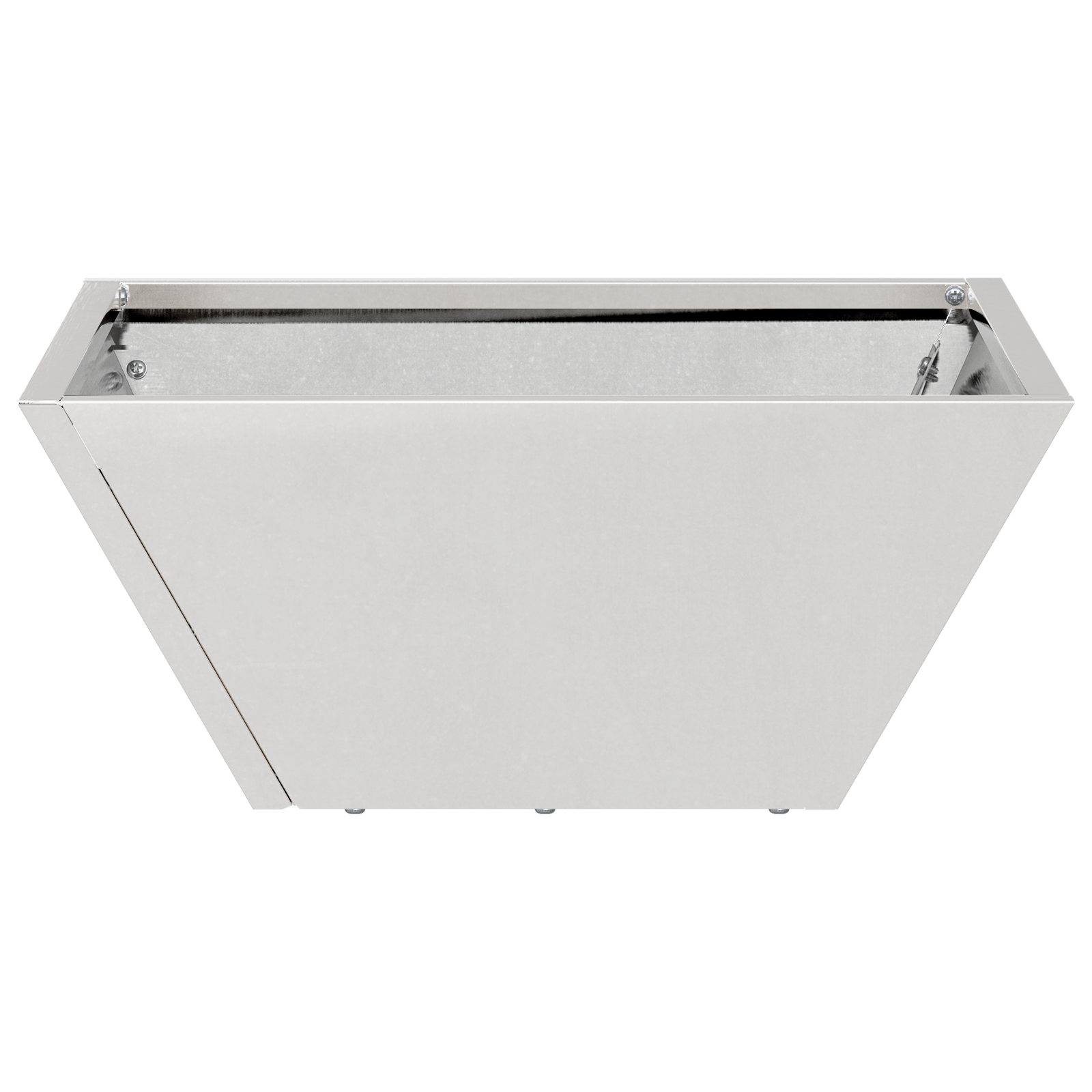 Ghivece pentru grădină 5 buc 35x35x15 cm Oțel inoxidabil GartenMobel Dekor