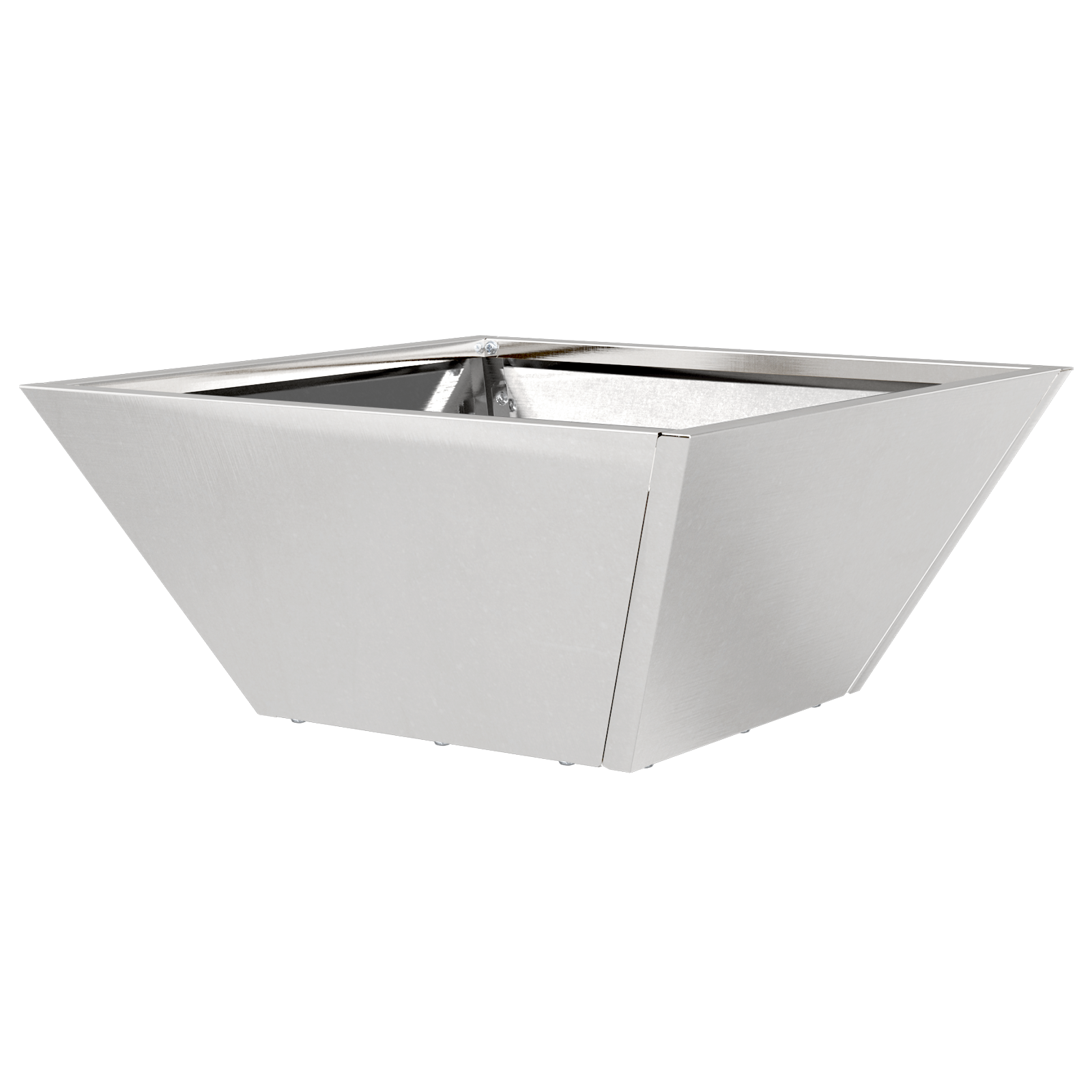 Ghivece pentru grădină 5 buc 35x35x15 cm Oțel inoxidabil GartenMobel Dekor