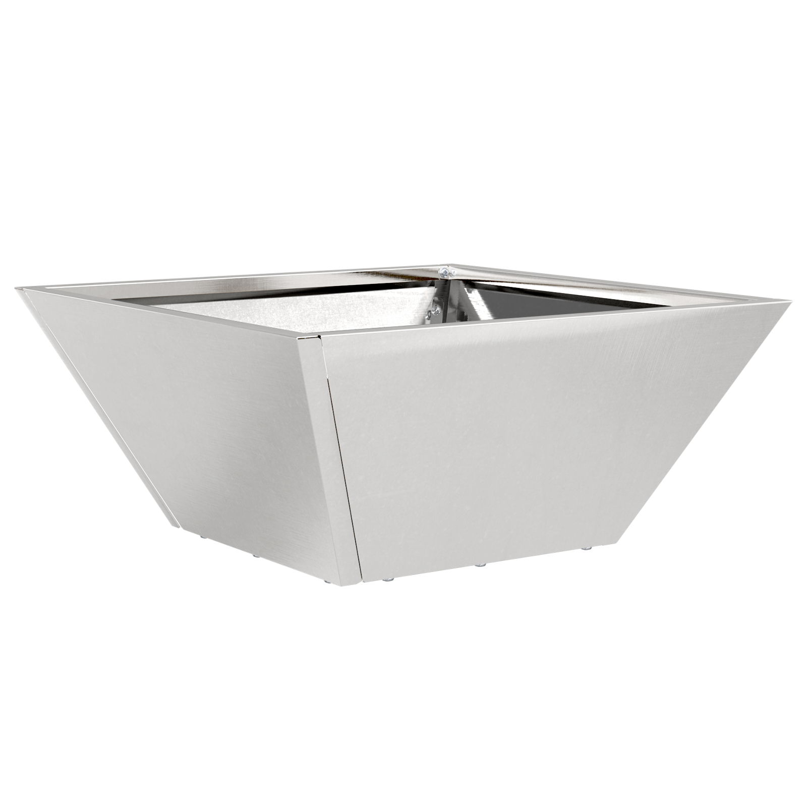 Ghivece pentru grădină 5 buc 35x35x15 cm Oțel inoxidabil GartenMobel Dekor