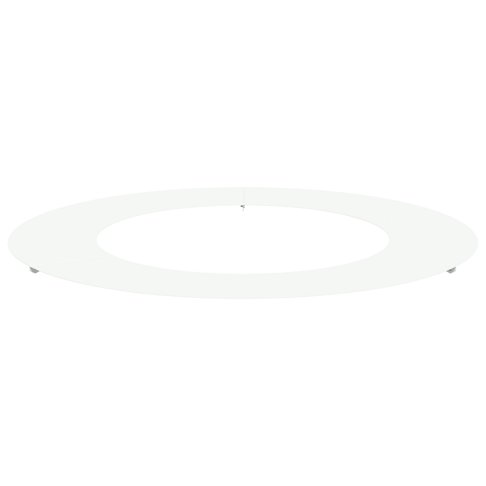 Ghiveci Metalic Alb Alb Metal 80 cm diametru Ghiveci Rotund GartenMobel Dekor