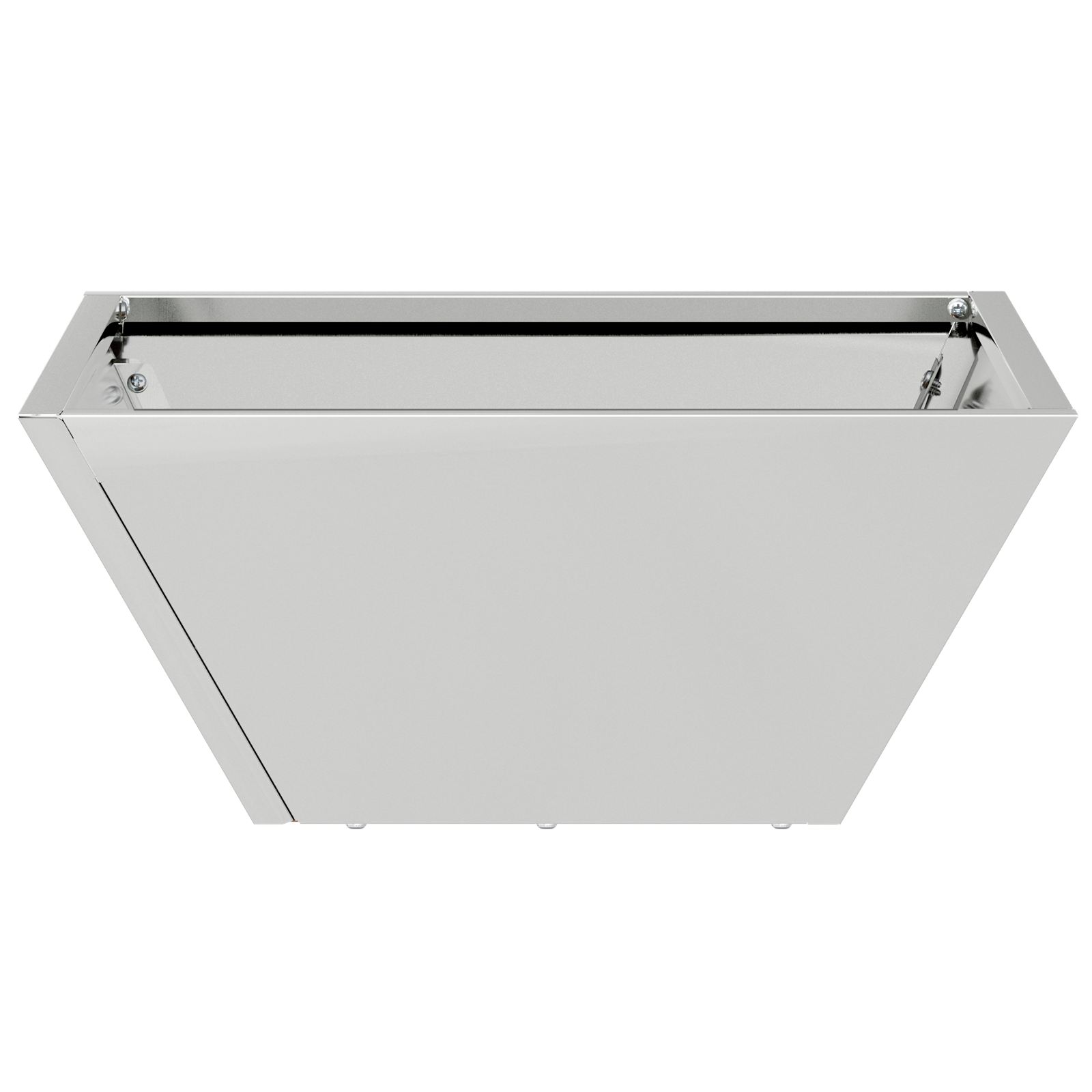 Ghiveci Metalic Oțel Galvanizat 35 x 35 x 15 cm Ghivece Ghiveci GartenMobel Dekor