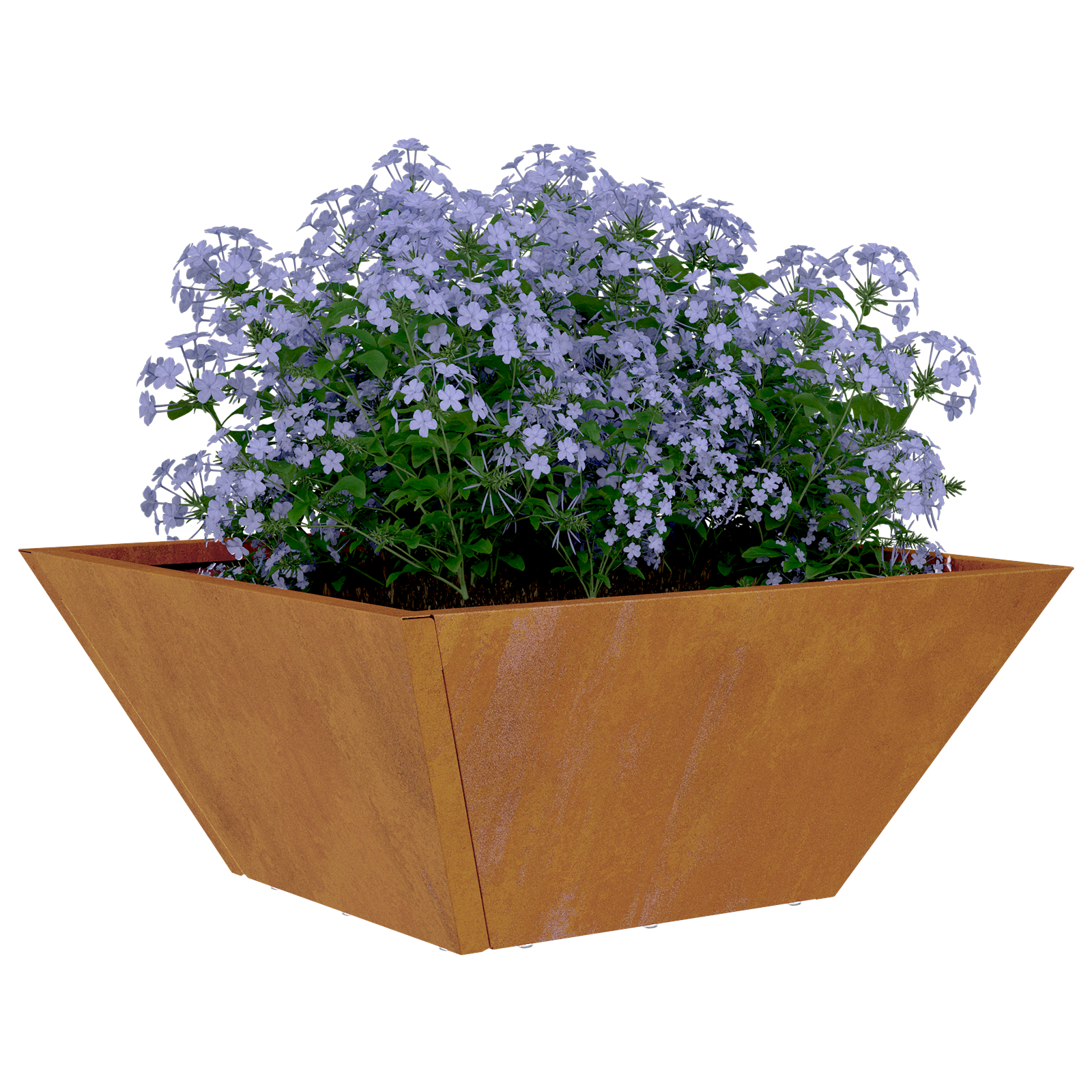 Ghiveci Metalic Oțel Rezistent la Vreme 35 x 35 x 15 cm Durabil GartenMobel Dekor