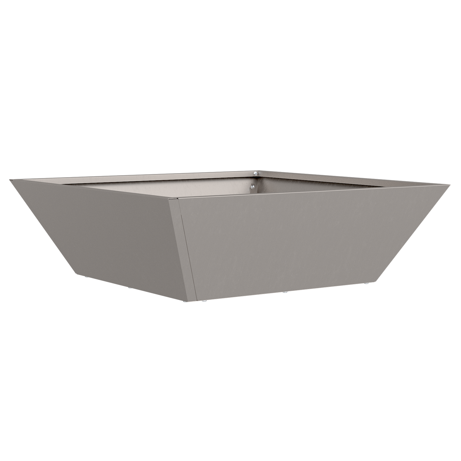 Ghiveci Metalic Oțel erodat 50 x 50 x 15 cm Inserții Decorative GartenMobel Dekor