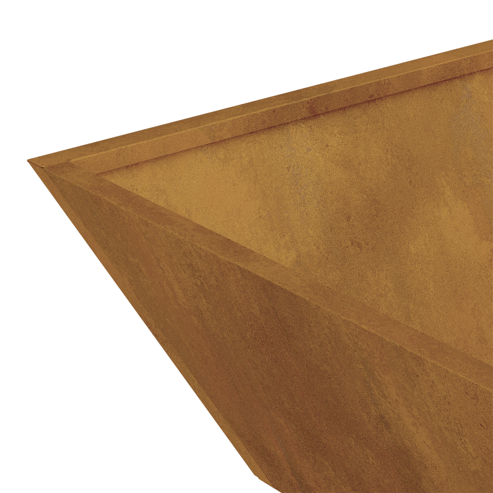 Ghiveci Metalic Oțel erodat 50 x 50 x 15 cm Inserții Decorative GartenMobel Dekor