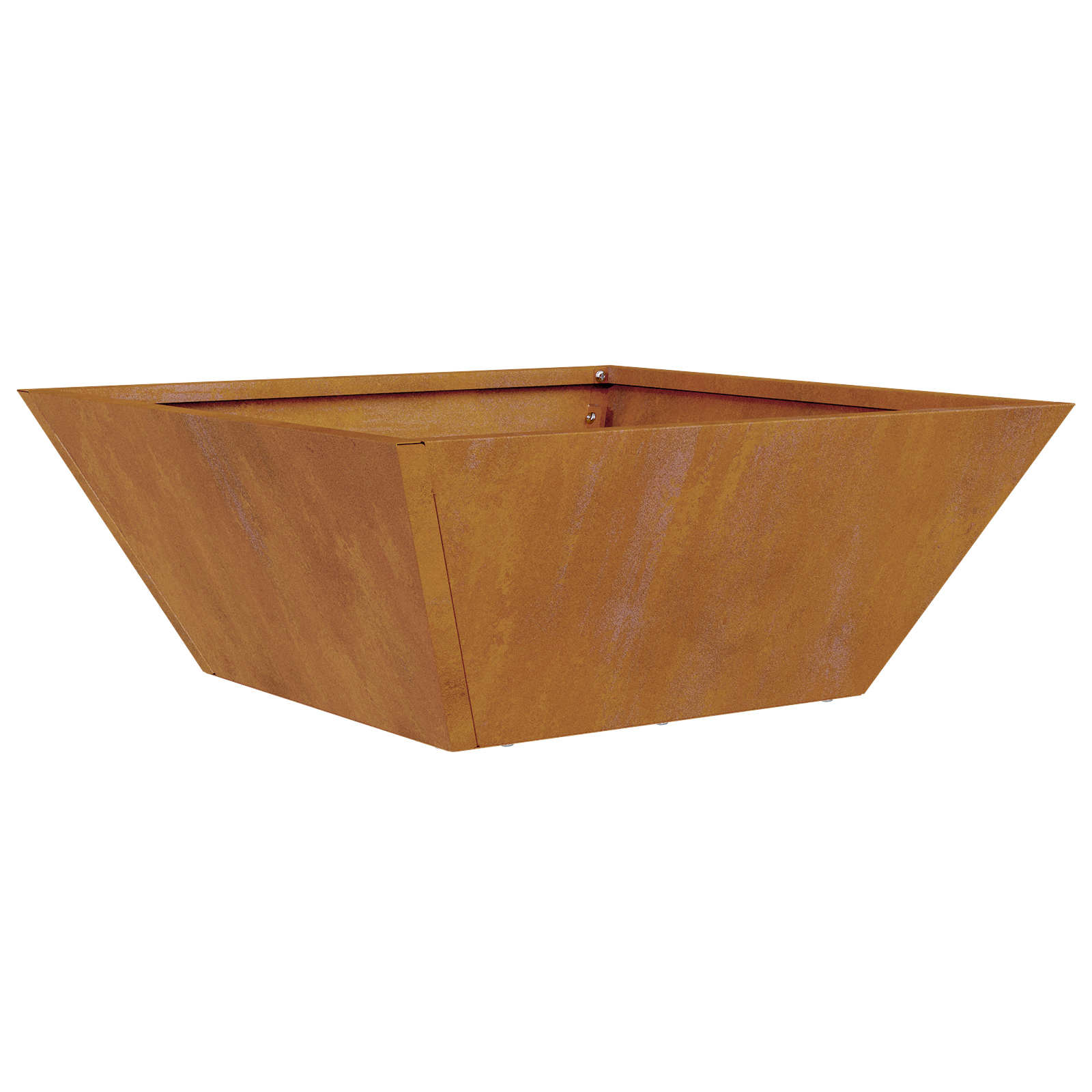 Ghiveci Metalic Oțel rezistent la vreme 40 x 40 x 15 cm GartenMobel Dekor