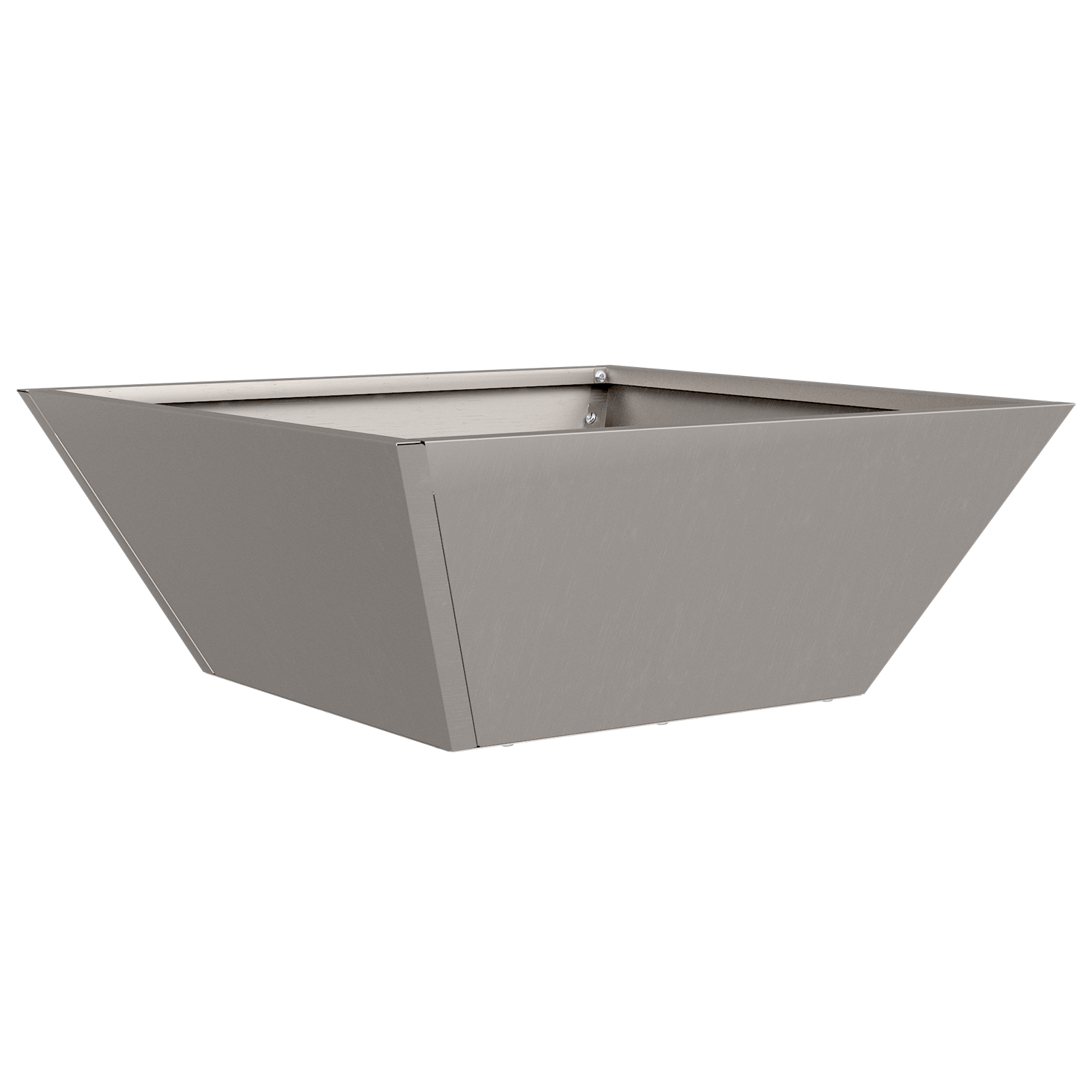 Ghiveci Metalic Oțel rezistent la vreme 40 x 40 x 15 cm GartenMobel Dekor