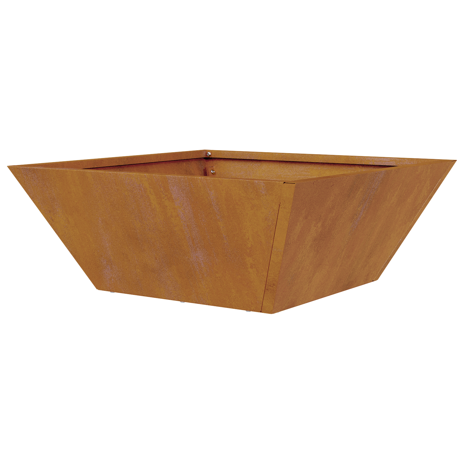 Ghiveci Metalic Oțel rezistent la vreme 40 x 40 x 15 cm GartenMobel Dekor