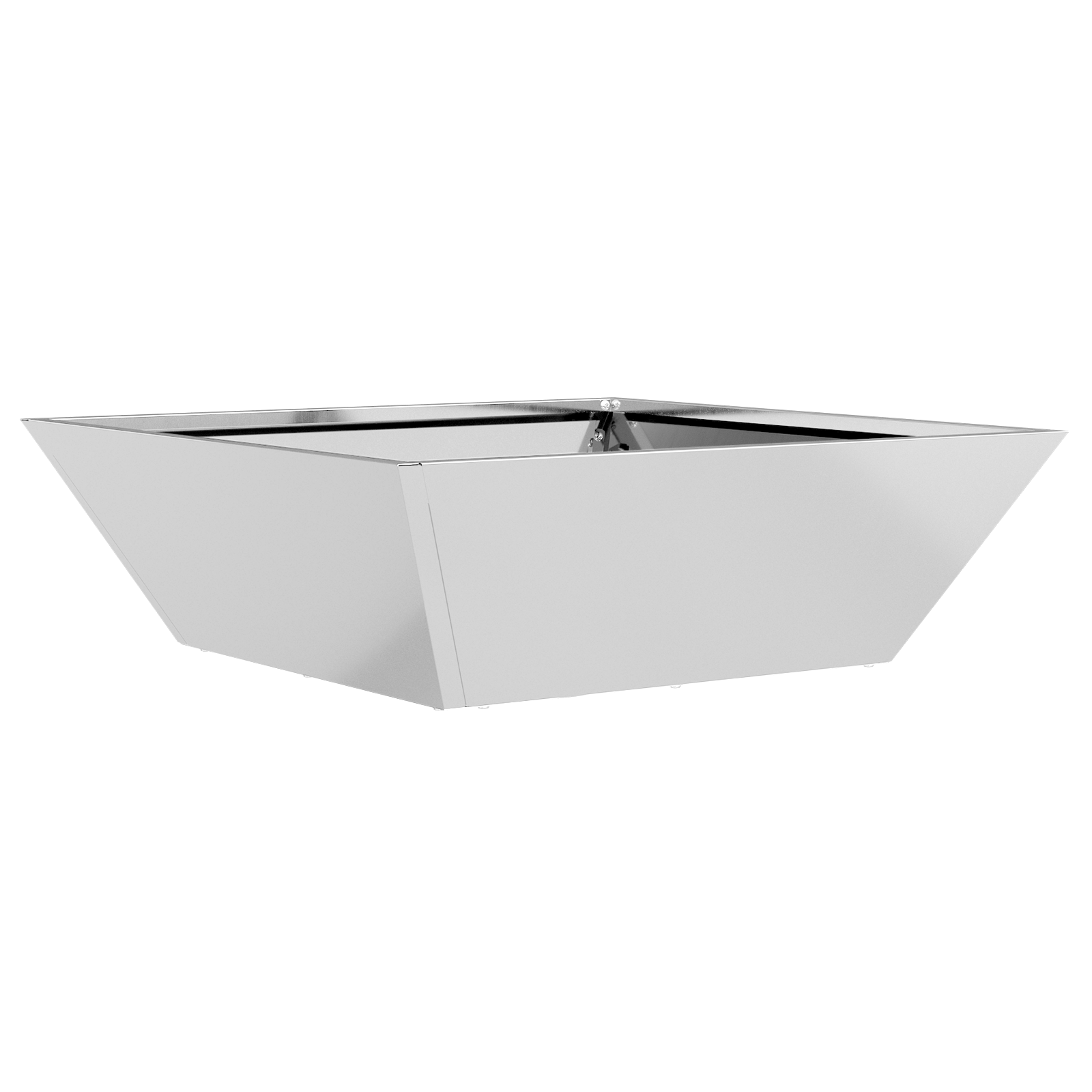 Ghiveci Metalic oțel galvanizat 50 x 50 x 15 cm Ghiveci Metalic GartenMobel Dekor