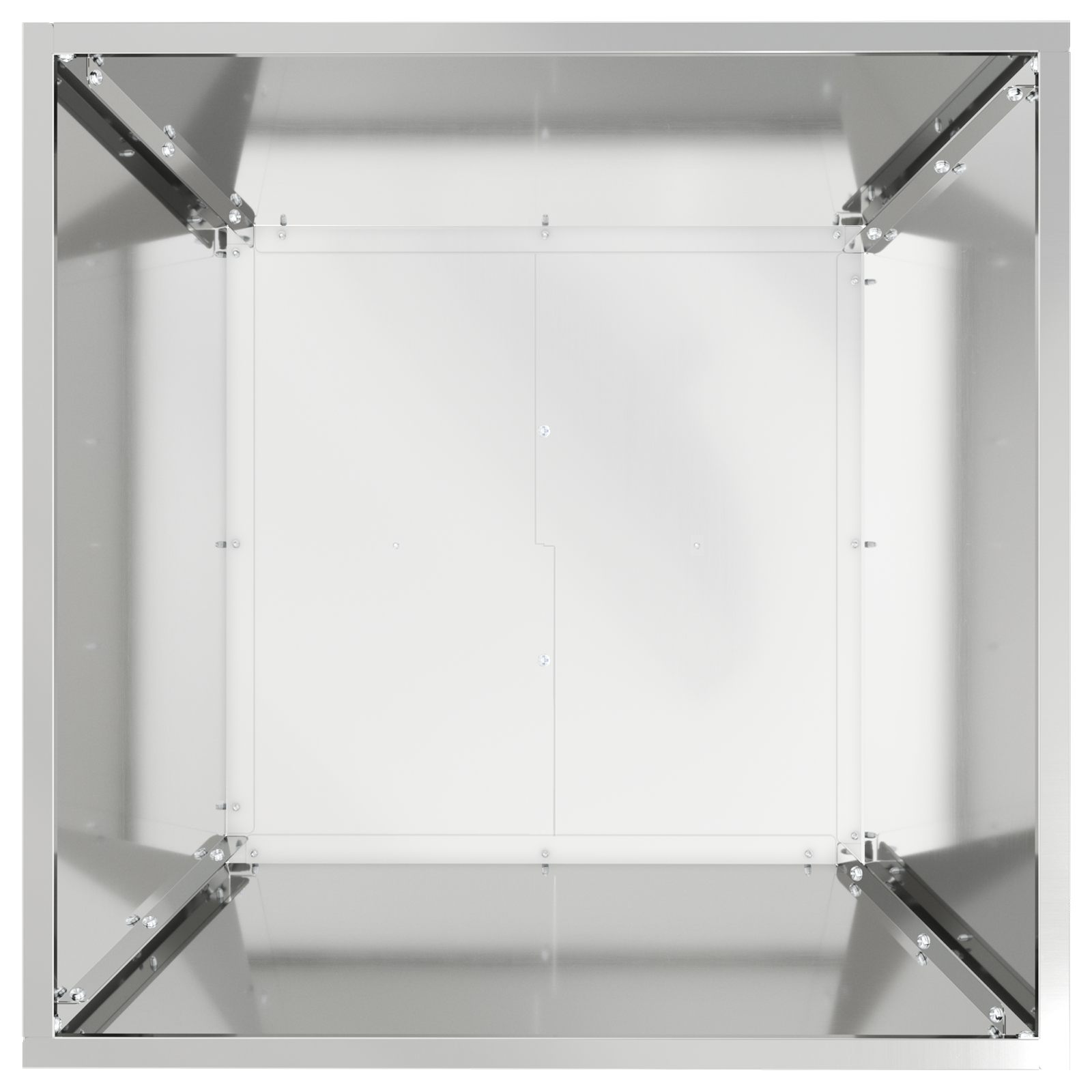 Ghiveci Metalic oțel galvanizat 50 x 50 x 15 cm Ghiveci Metalic GartenMobel Dekor