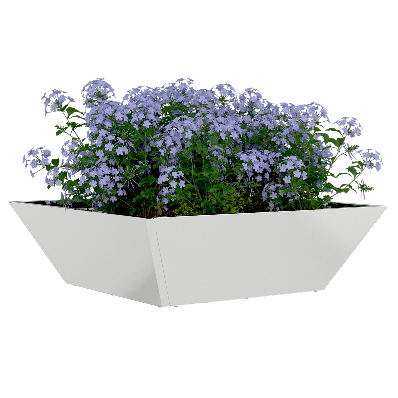 Ghiveci Metalic oțel galvanizat 50 x 50 x 15 cm Ghiveci Metalic GartenMobel Dekor