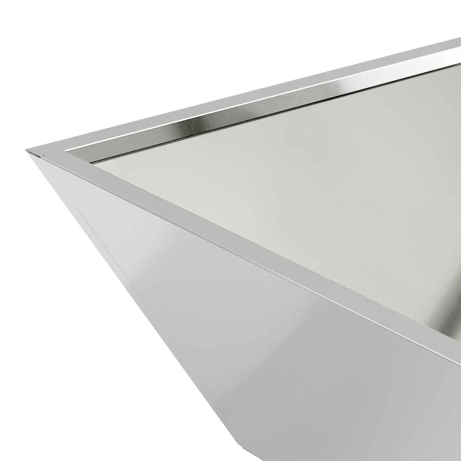 Ghiveci Metalic oțel galvanizat 50 x 50 x 15 cm Ghiveci Metalic GartenMobel Dekor
