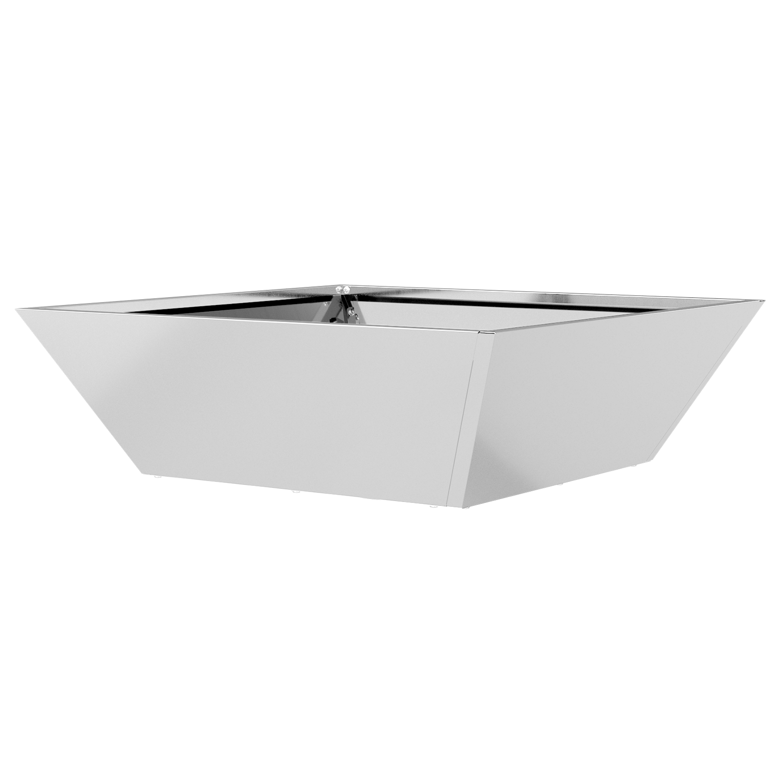 Ghiveci Metalic oțel galvanizat 50 x 50 x 15 cm Ghiveci Metalic GartenMobel Dekor
