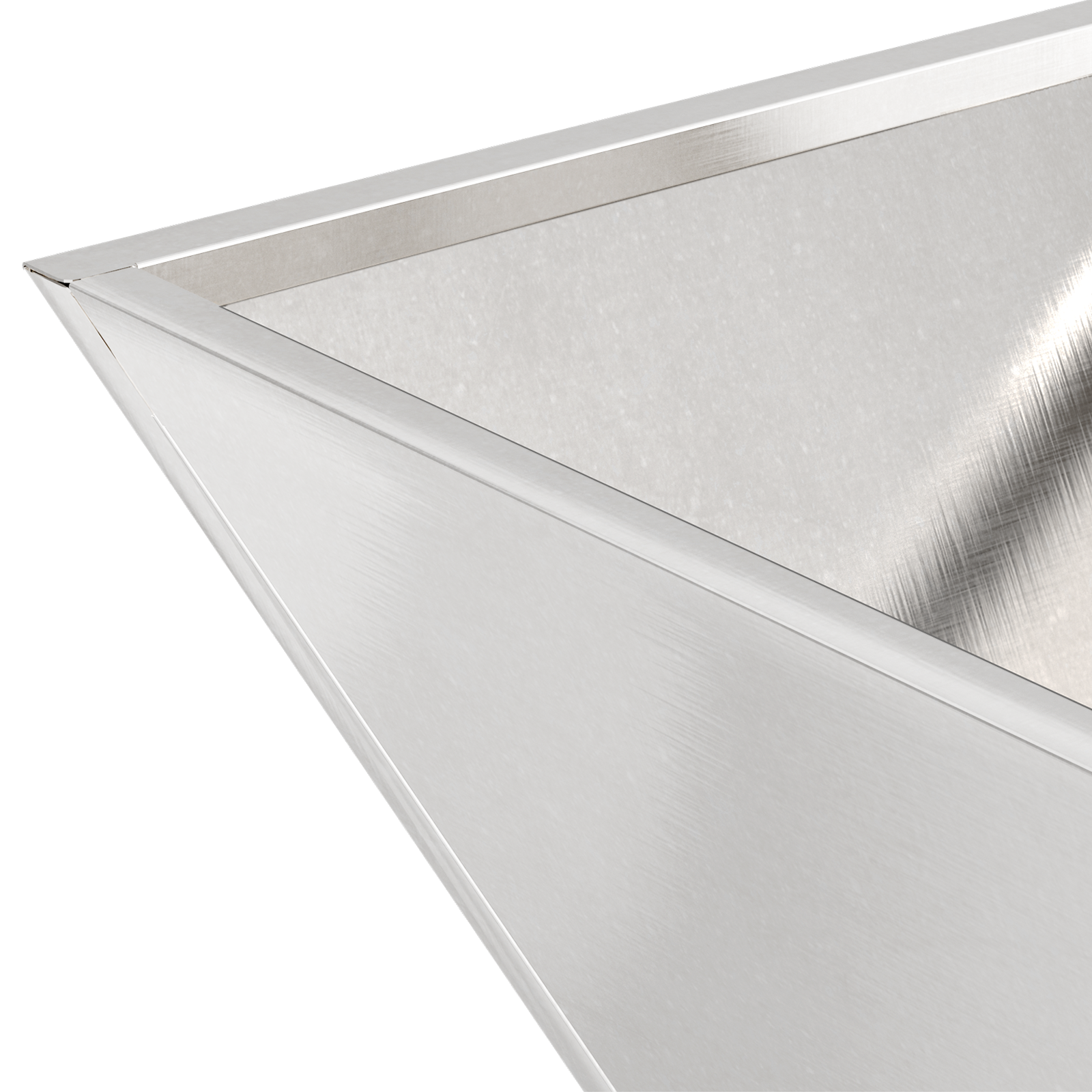 Ghiveci din Metal Oțel Inoxidabil 40 x 40 x 15 cm Durabil GartenMobel Dekor