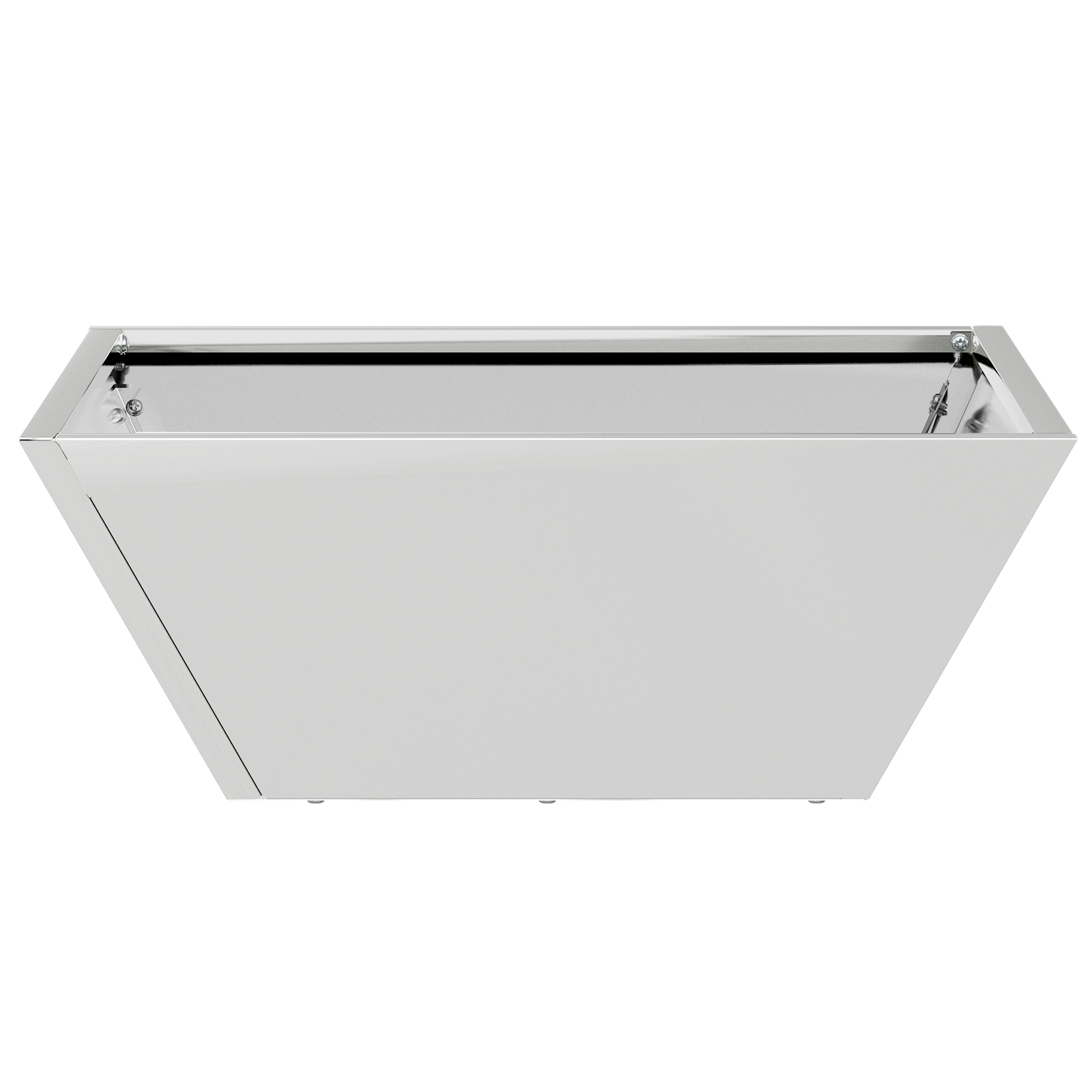 Ghiveci din Metal Oțel Inoxidabil 40 x 40 x 15 cm Durabil GartenMobel Dekor