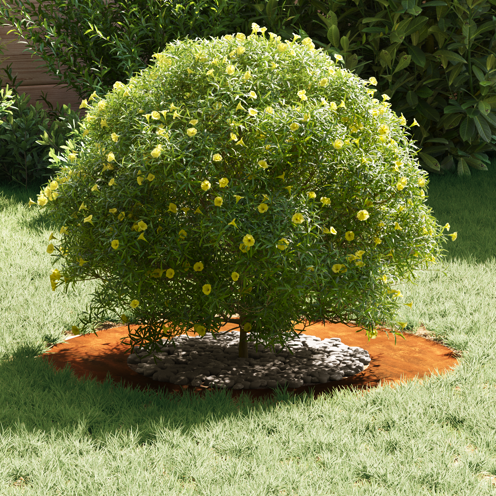 Ghiveci din Oțel Corten Oțel corten 70 cm Diametru Durabil GartenMobel Dekor