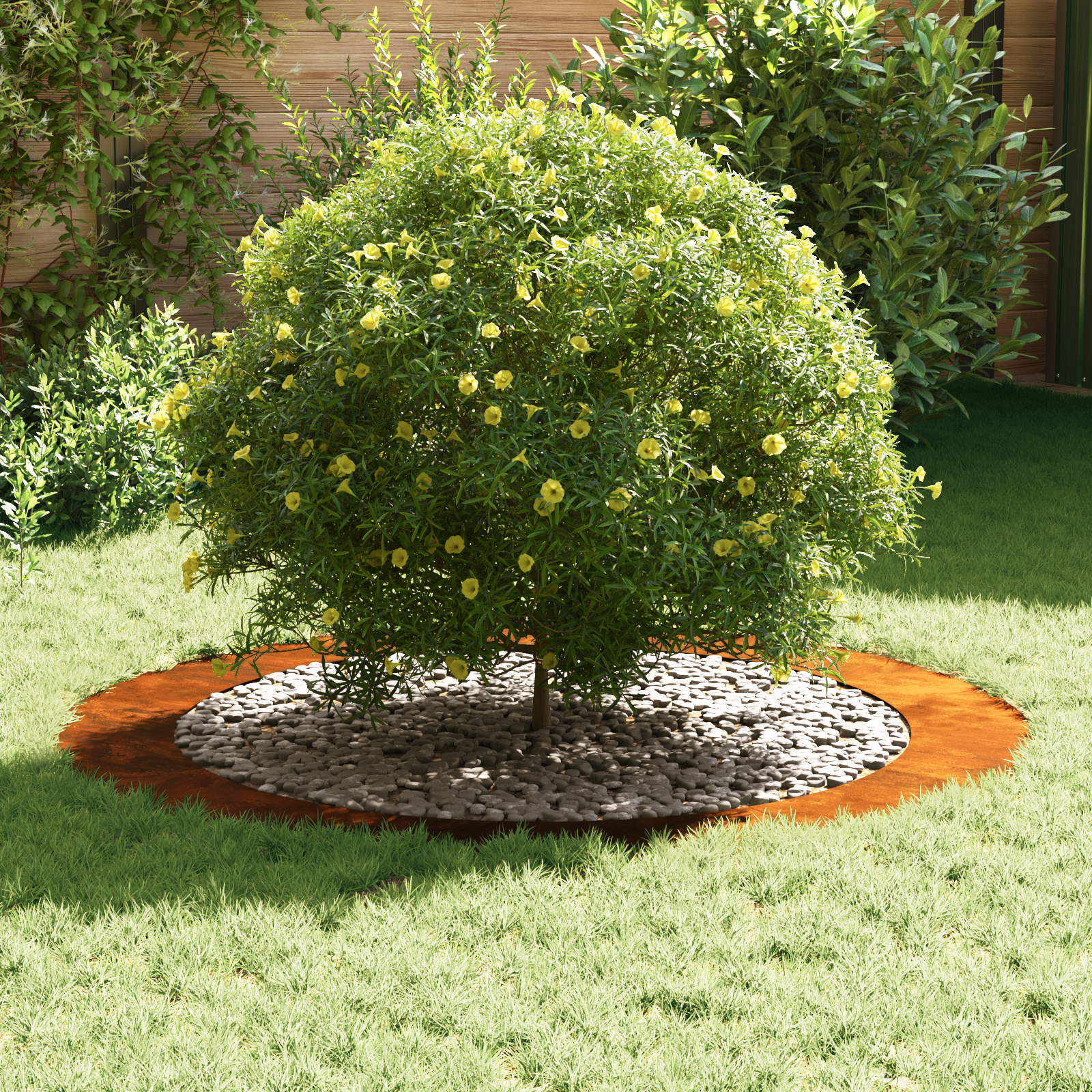 Ghiveci din Oțel Corten Oțel corten Mare Ghivece GartenMobel Dekor