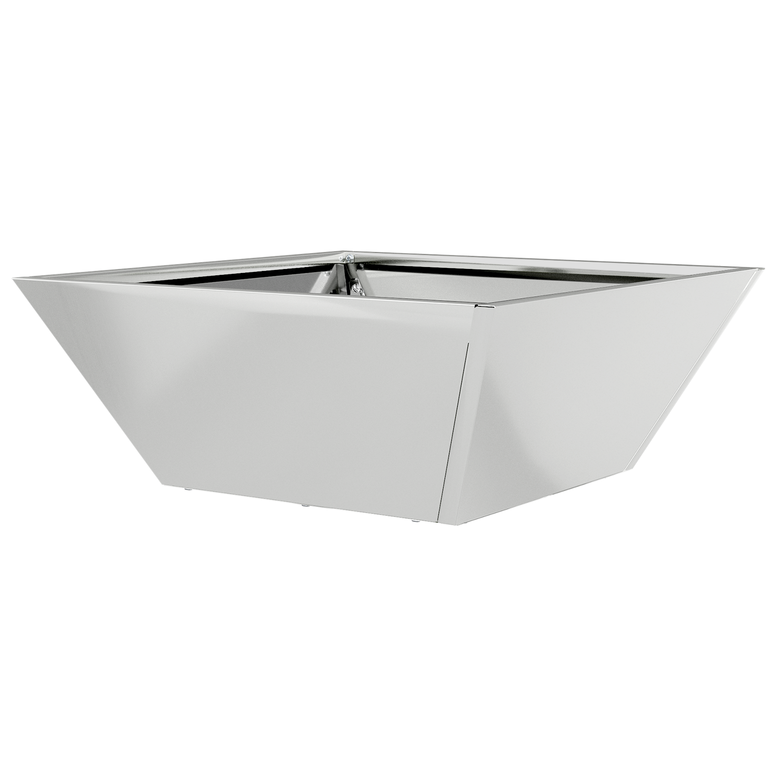 Ghiveci din Oțel Oțel galvanizat 40 x 40 x 15 cm GartenMobel Dekor