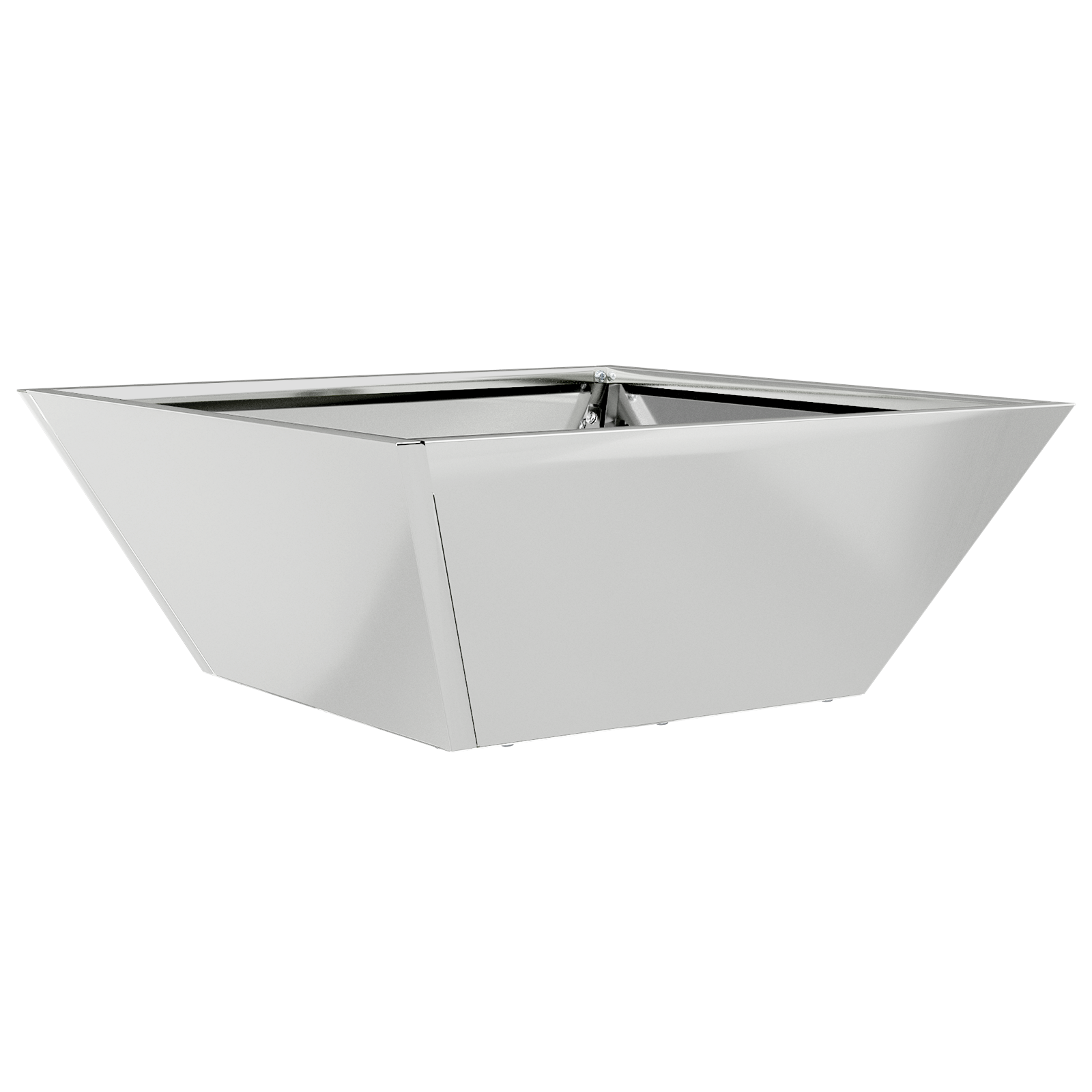 Ghiveci din Oțel Oțel galvanizat 40 x 40 x 15 cm GartenMobel Dekor