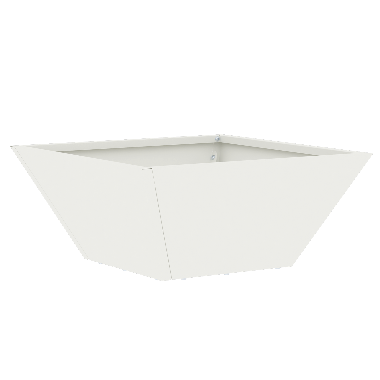 Ghiveci din Plastic Alb Plastic 35 x 35 x 15 cm GartenMobel Dekor