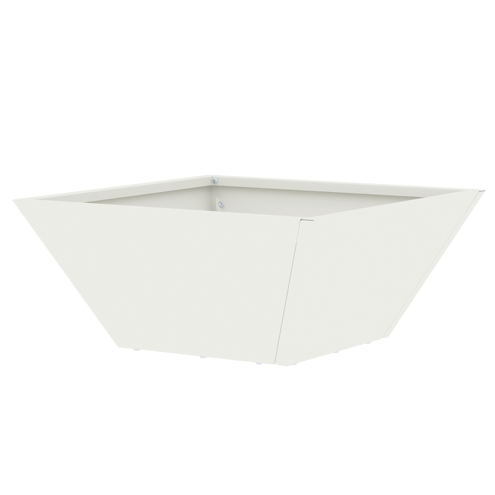 Ghiveci din Plastic Alb Plastic 35 x 35 x 15 cm GartenMobel Dekor