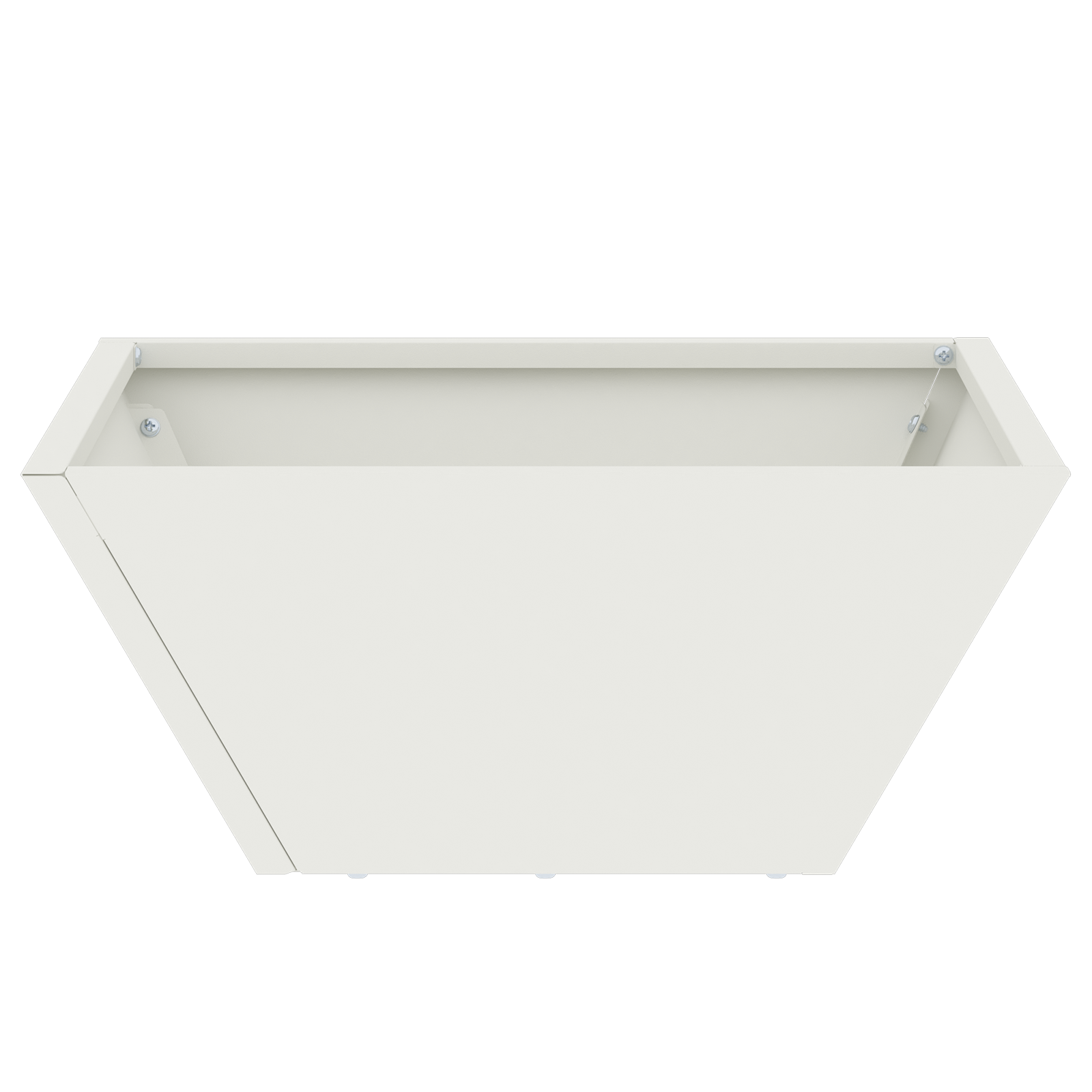 Ghiveci din Plastic Alb Plastic 35 x 35 x 15 cm GartenMobel Dekor