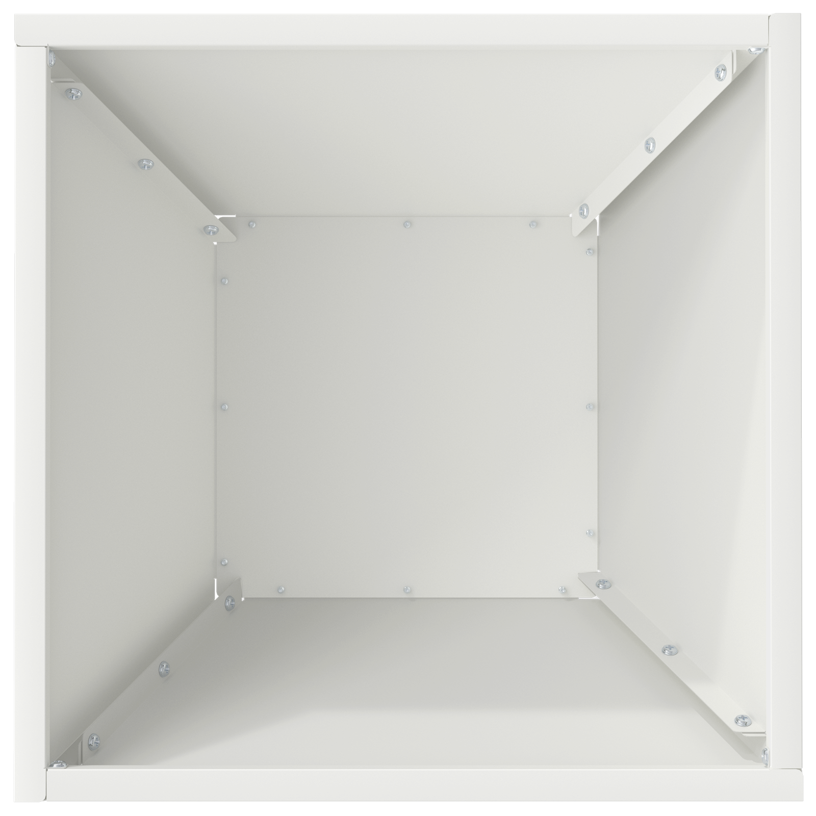 Ghiveci din Plastic Alb Plastic 35 x 35 x 15 cm GartenMobel Dekor