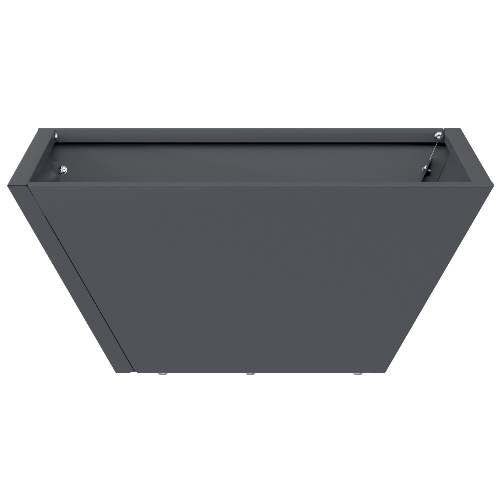Ghiveci din Plastic Antracit Plastic 35 x 35 x 15 cm Durabil GartenMobel Dekor