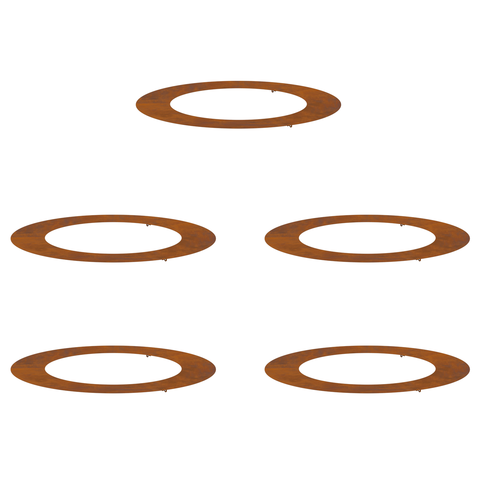 Ghiveci din oțel corten Oțel corten Mare Inserții decorative GartenMobel Dekor