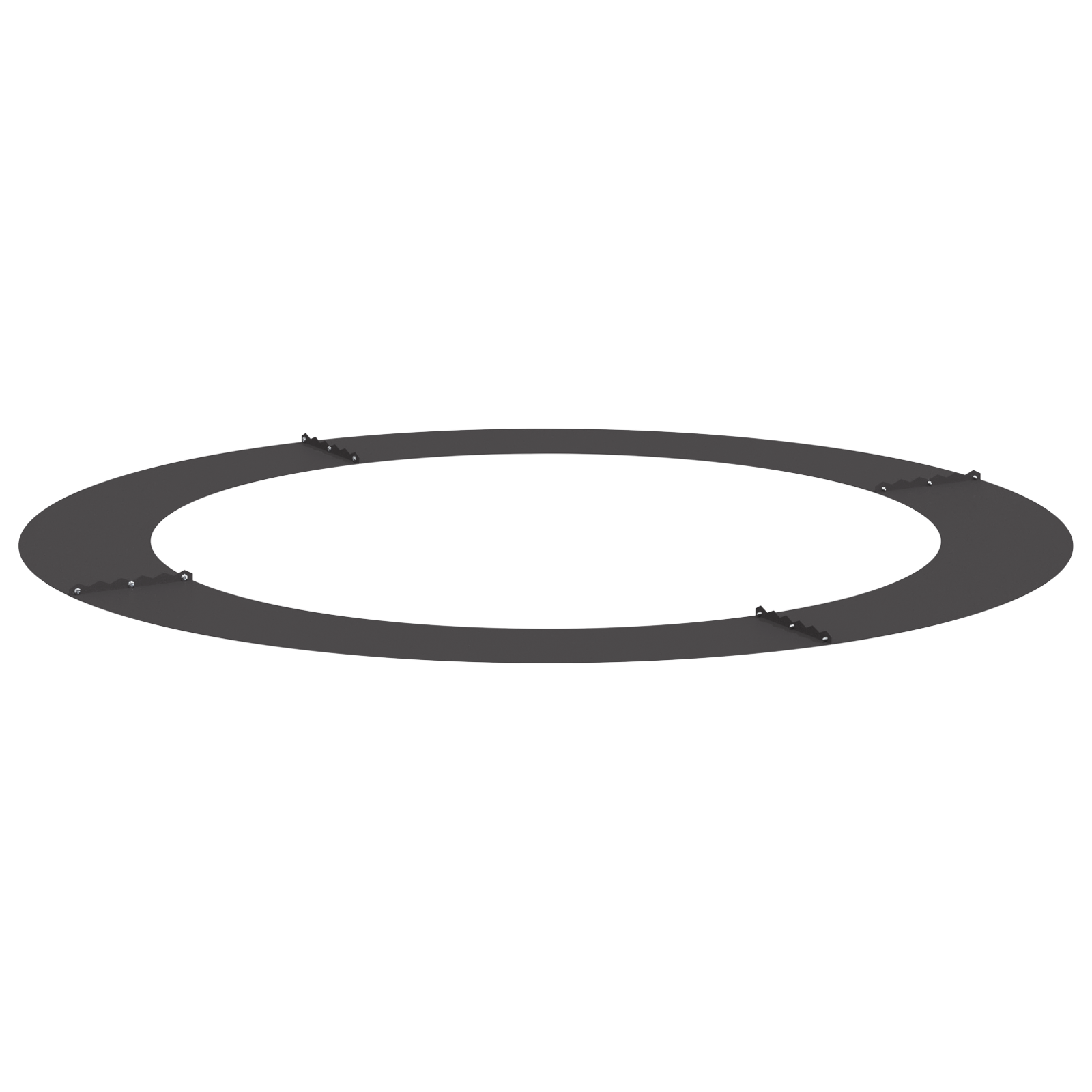 Ghiveci metalic mare Negru Metal Mare Inserții decorative GartenMobel Dekor
