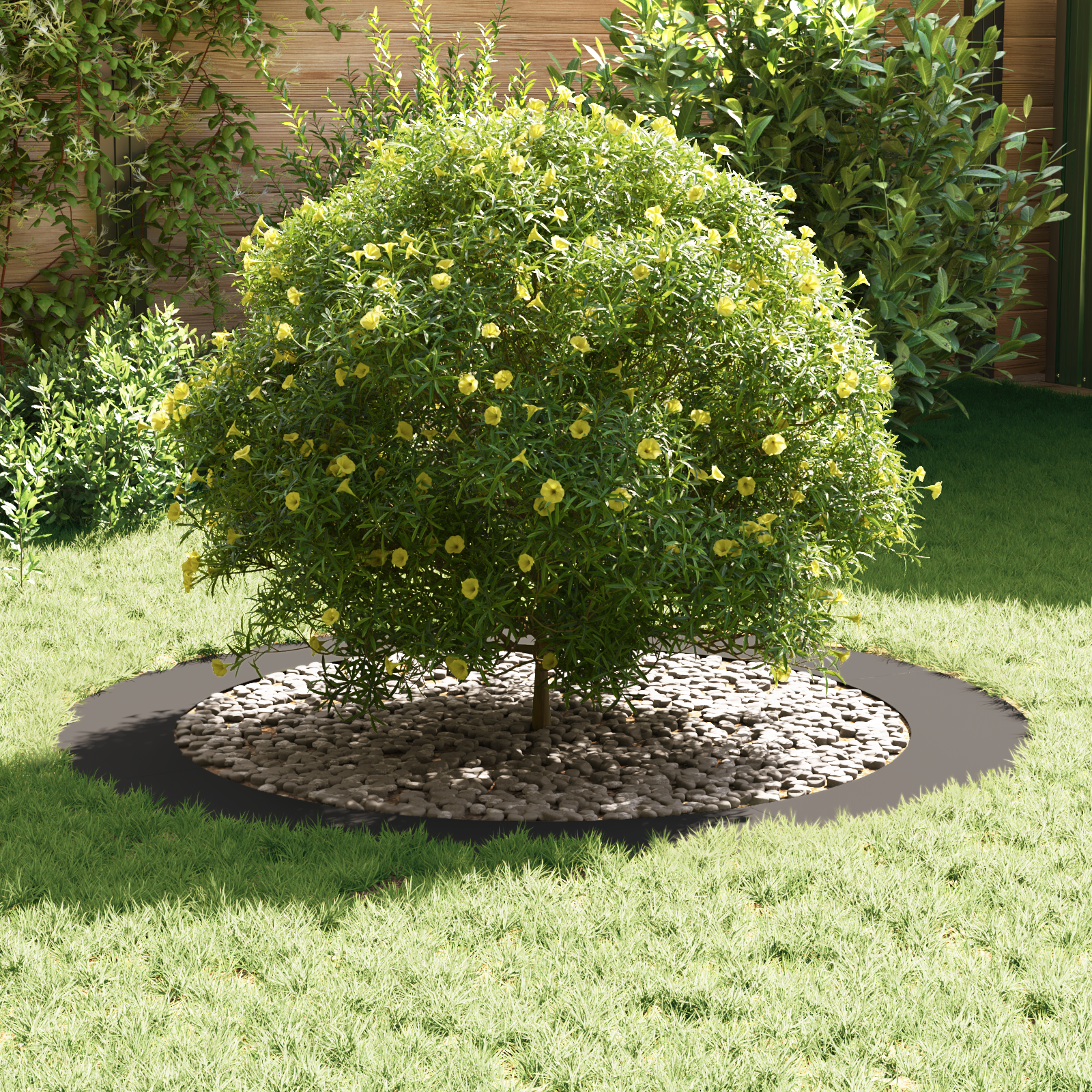 Ghiveci metalic mare Negru Metal Mare Inserții decorative GartenMobel Dekor