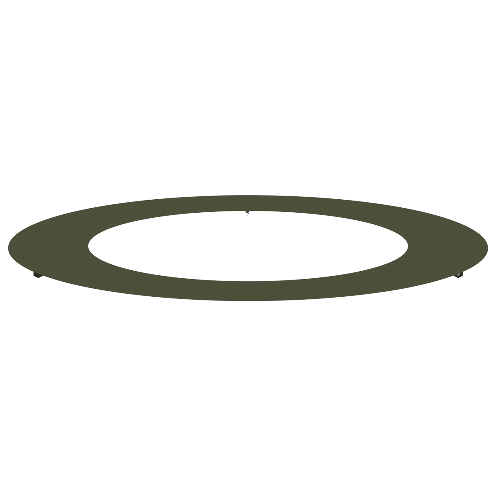 Ghiveci metalic verde măsliniu Verde măsliniu Metal Mare Ghiveci GartenMobel Dekor