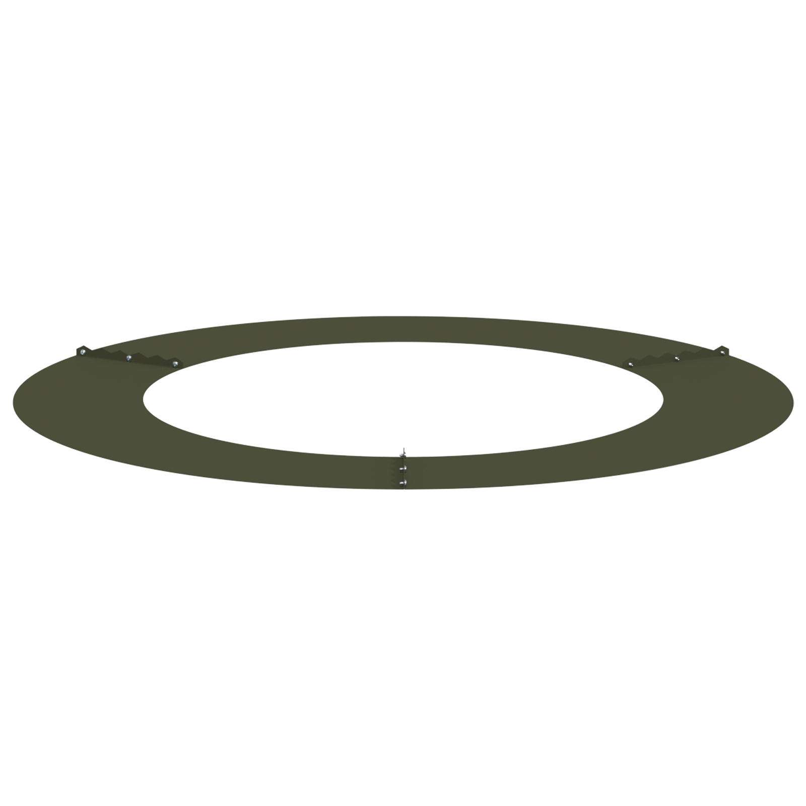 Ghiveci metalic verde măsliniu Verde măsliniu Metal Mare Ghiveci GartenMobel Dekor