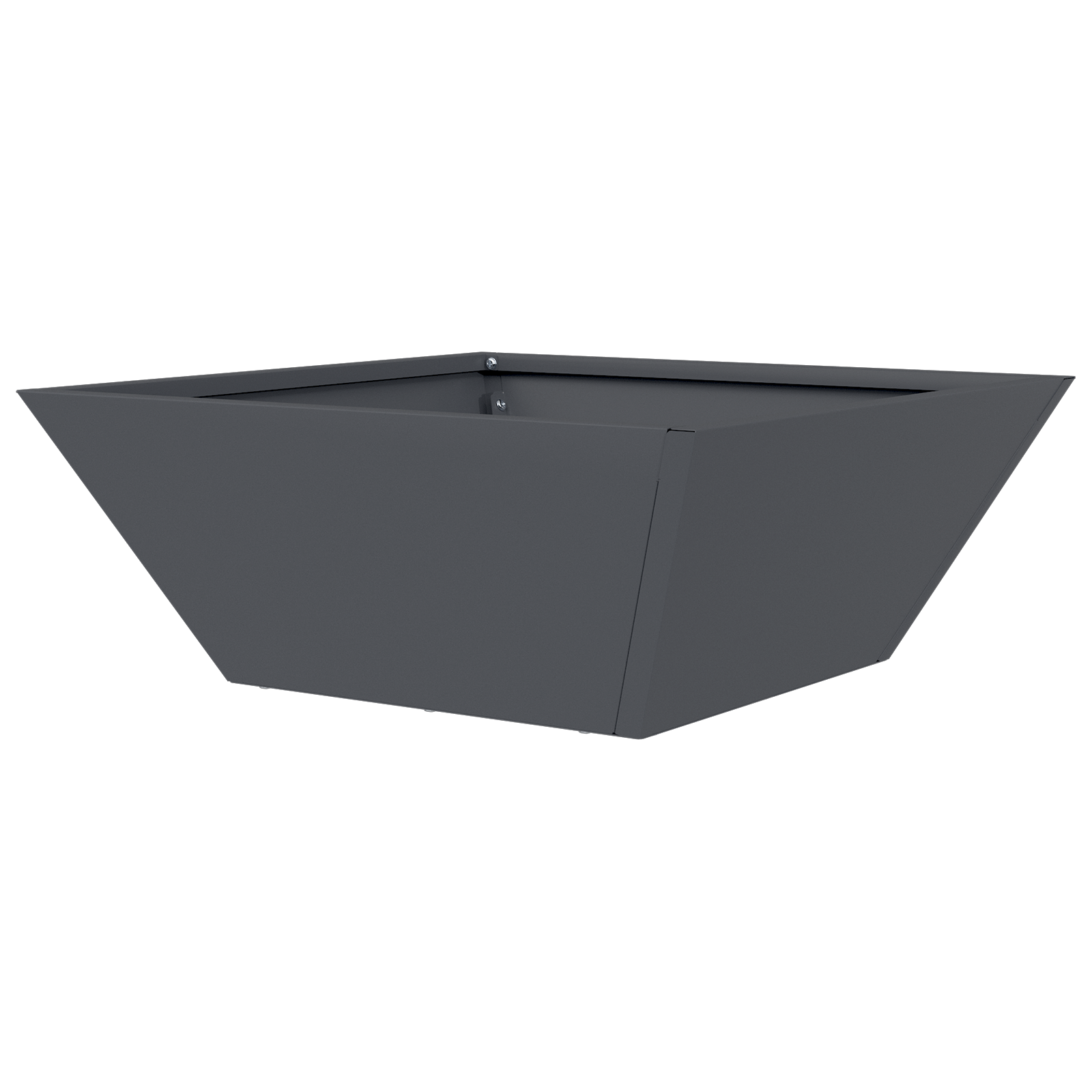 Set Ghivece din Plastic Antracit Plastic 40 x 40 x 15 cm GartenMobel Dekor