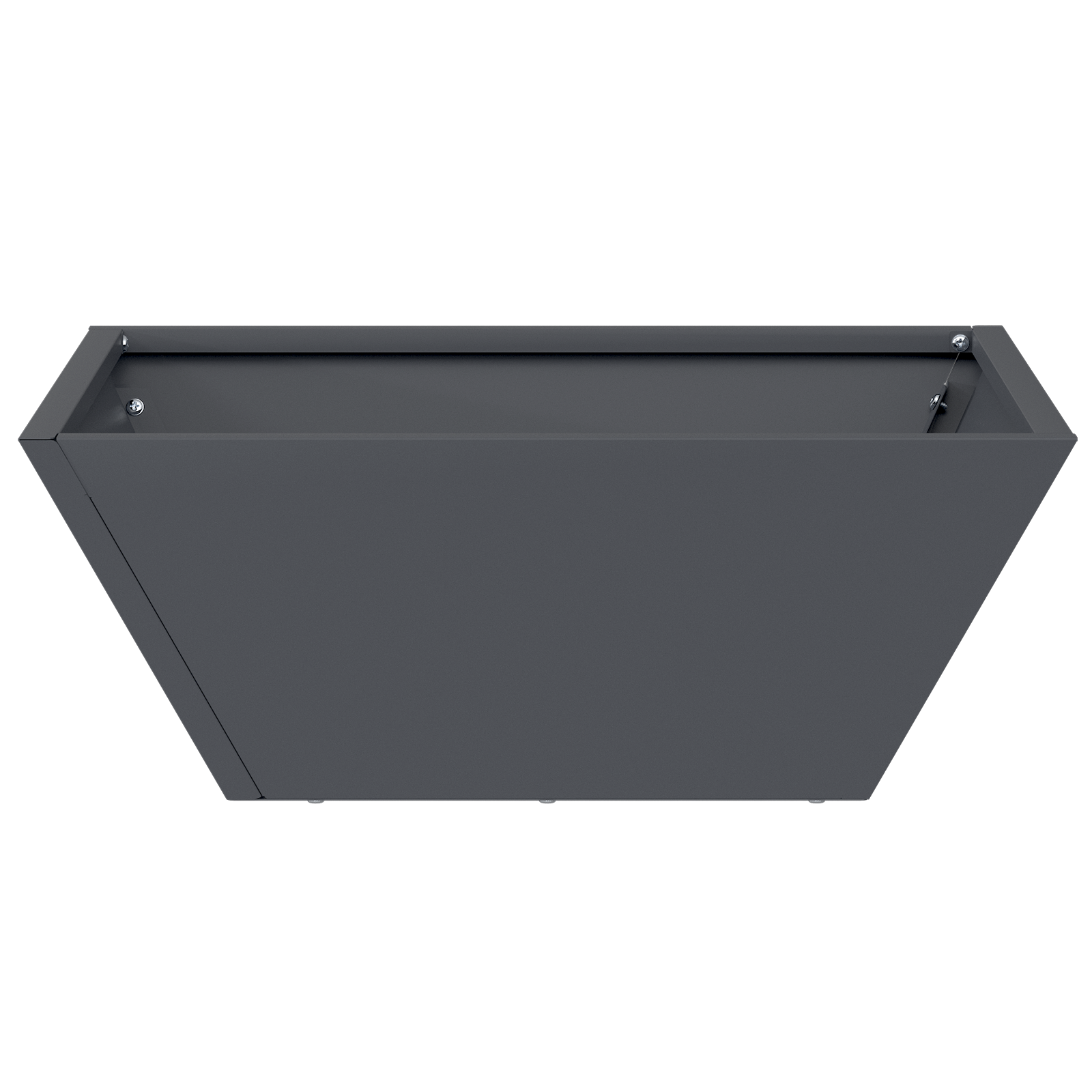 Set Ghivece din Plastic Antracit Plastic 40 x 40 x 15 cm GartenMobel Dekor