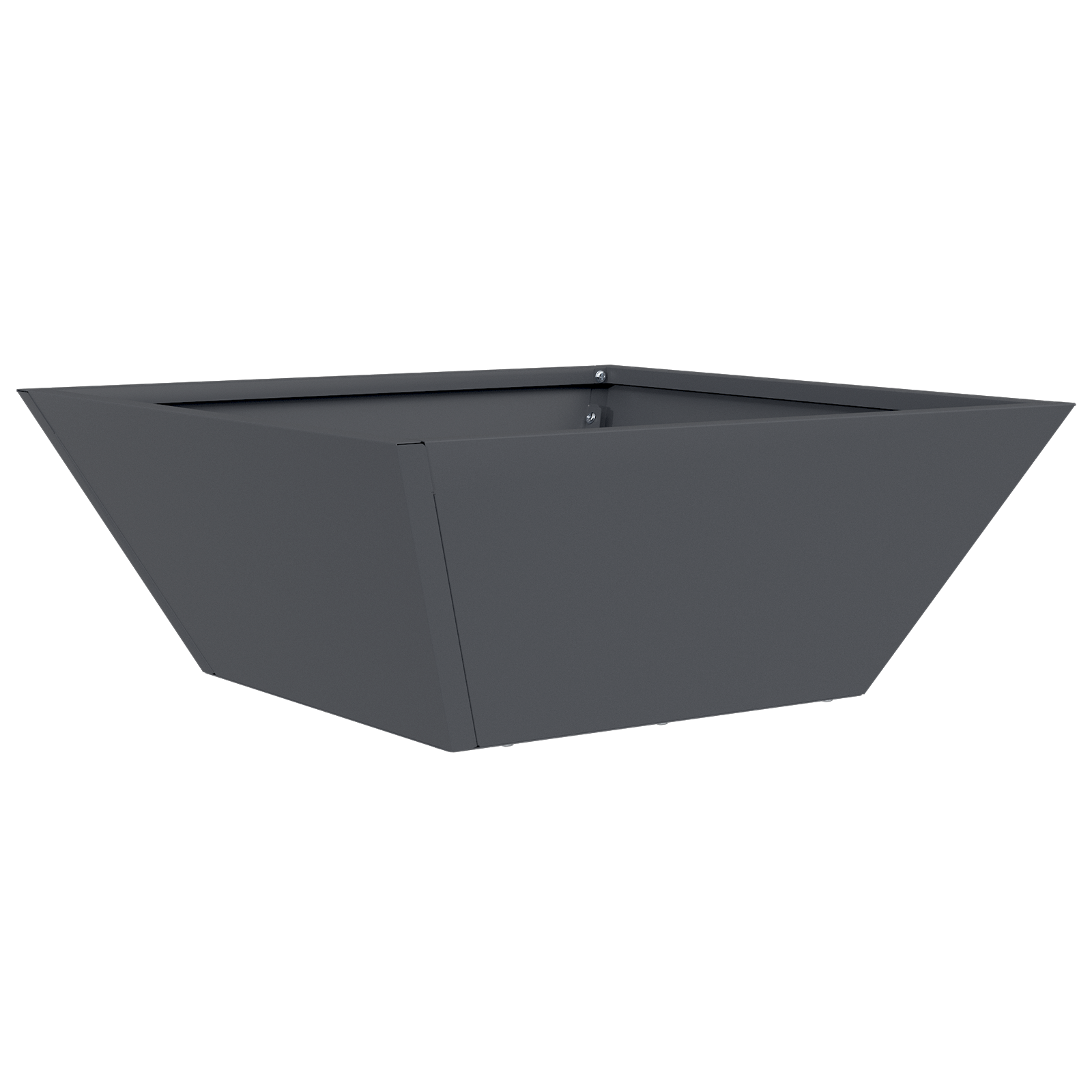 Set Ghivece din Plastic Antracit Plastic 40 x 40 x 15 cm GartenMobel Dekor