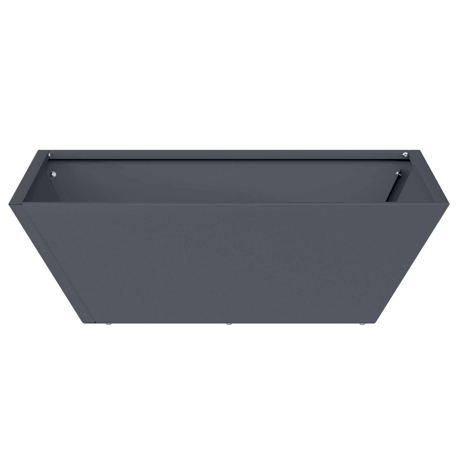 Set Ghivece din Plastic Antracit Plastic 50 x 50 x 15 cm GartenMobel Dekor