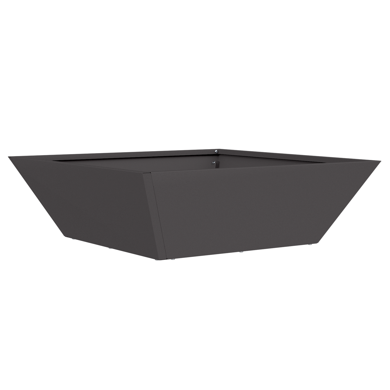 Set de Ghivece din Plastic Negru 50 x 50 x 15 cm GartenMobel Dekor