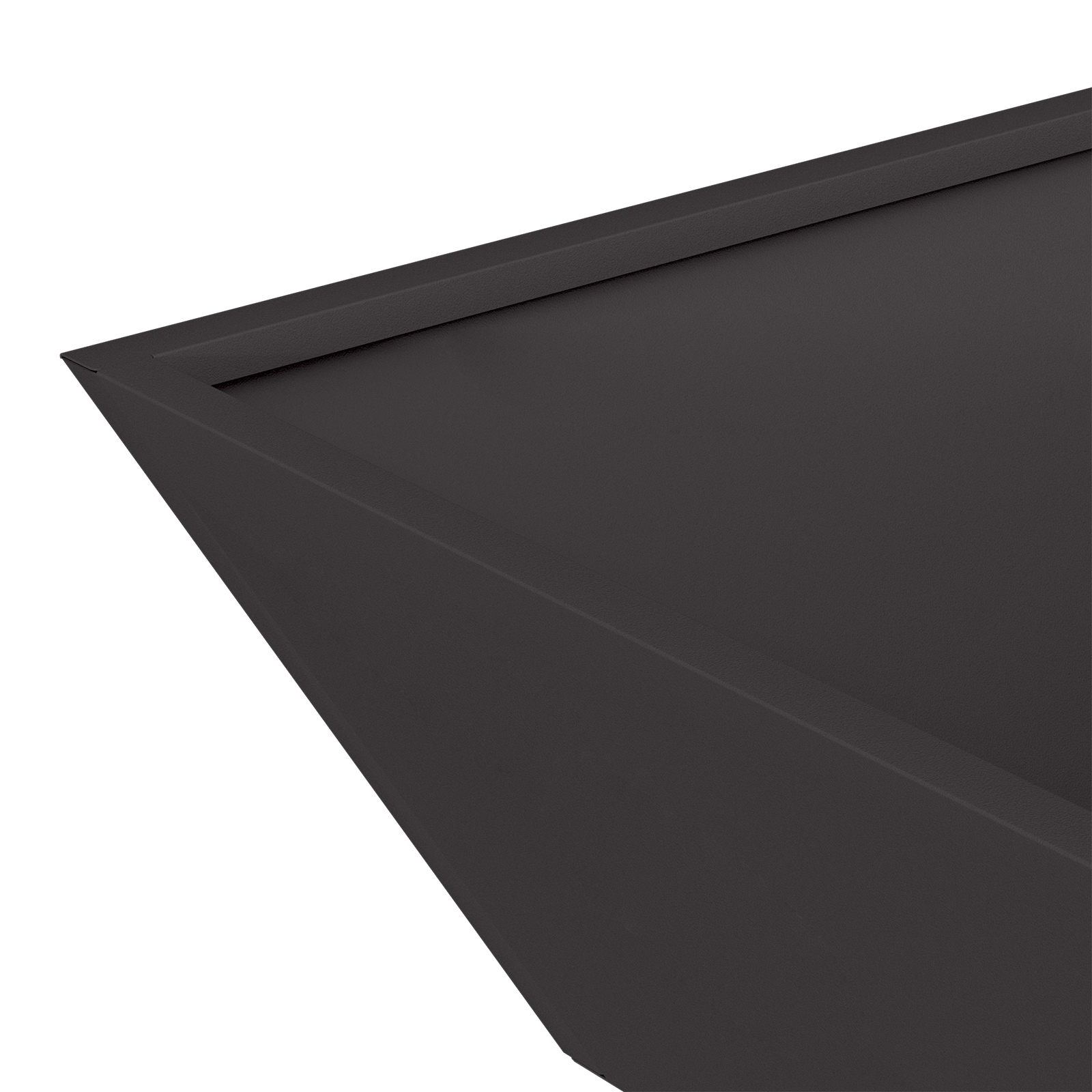 Set de Ghivece din Plastic Negru 50 x 50 x 15 cm GartenMobel Dekor