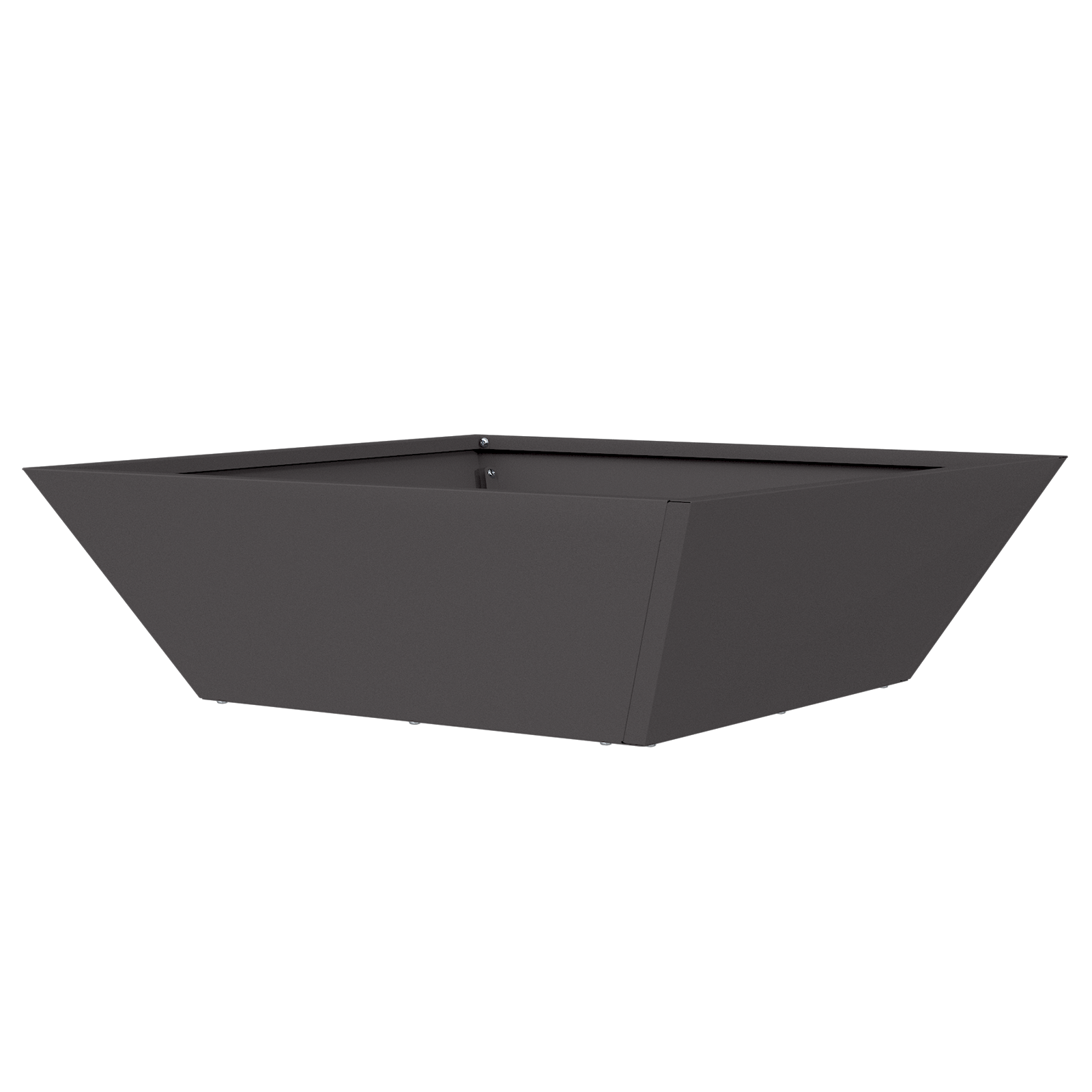 Set de Ghivece din Plastic Negru 50 x 50 x 15 cm GartenMobel Dekor