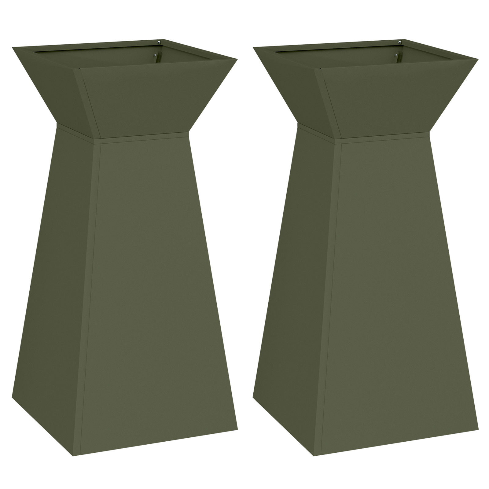 Set de suporturi pentru plante Oliv Metal 35 x 35 x 73 cm GartenMobel Dekor
