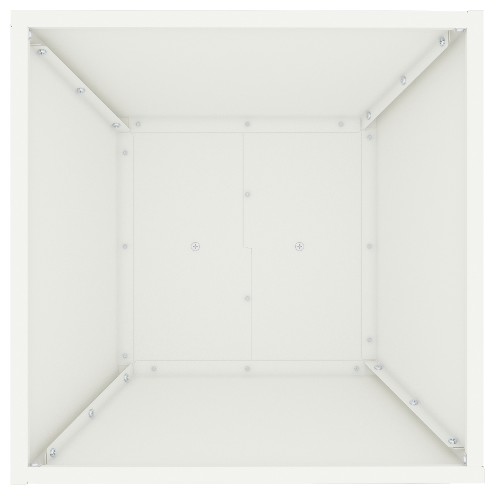 Suport de plante conic Alb Plastic Mare Inserții decorative GartenMobel Dekor