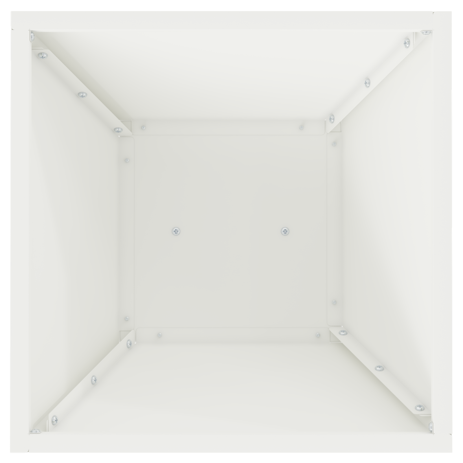 Suport pentru plante Alb Plastic 35 x 35 x 73 cm GartenMobel Dekor